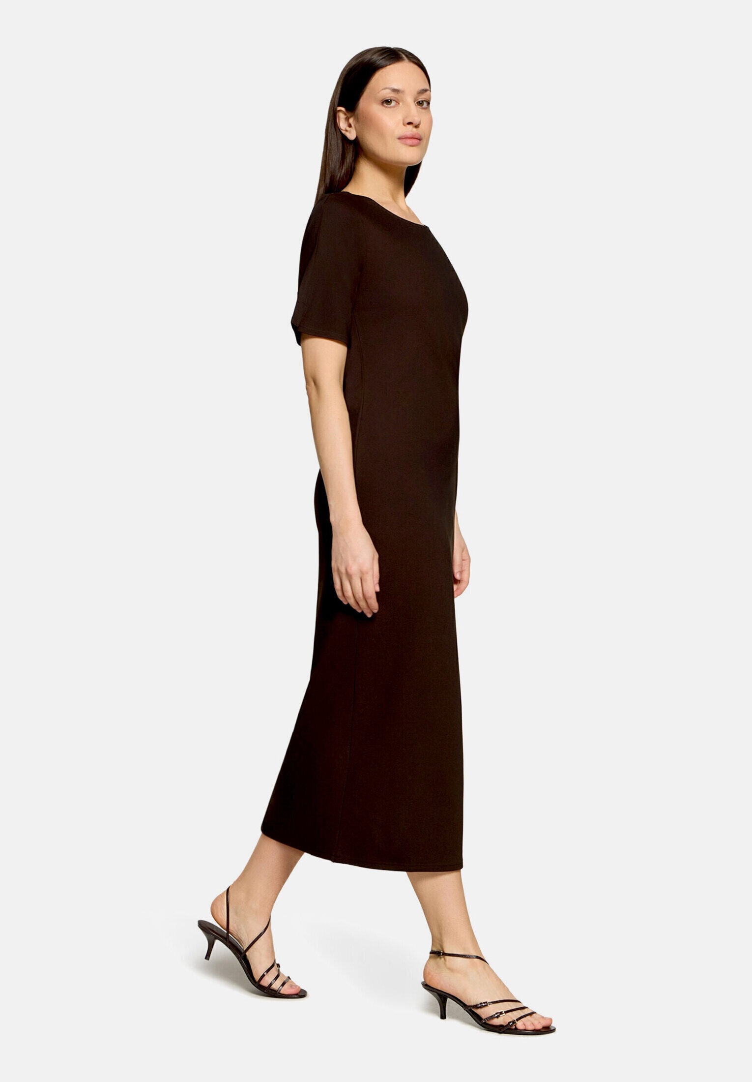 Cartoon Midikleid "Damen mit Raffung" Ohne Tasche