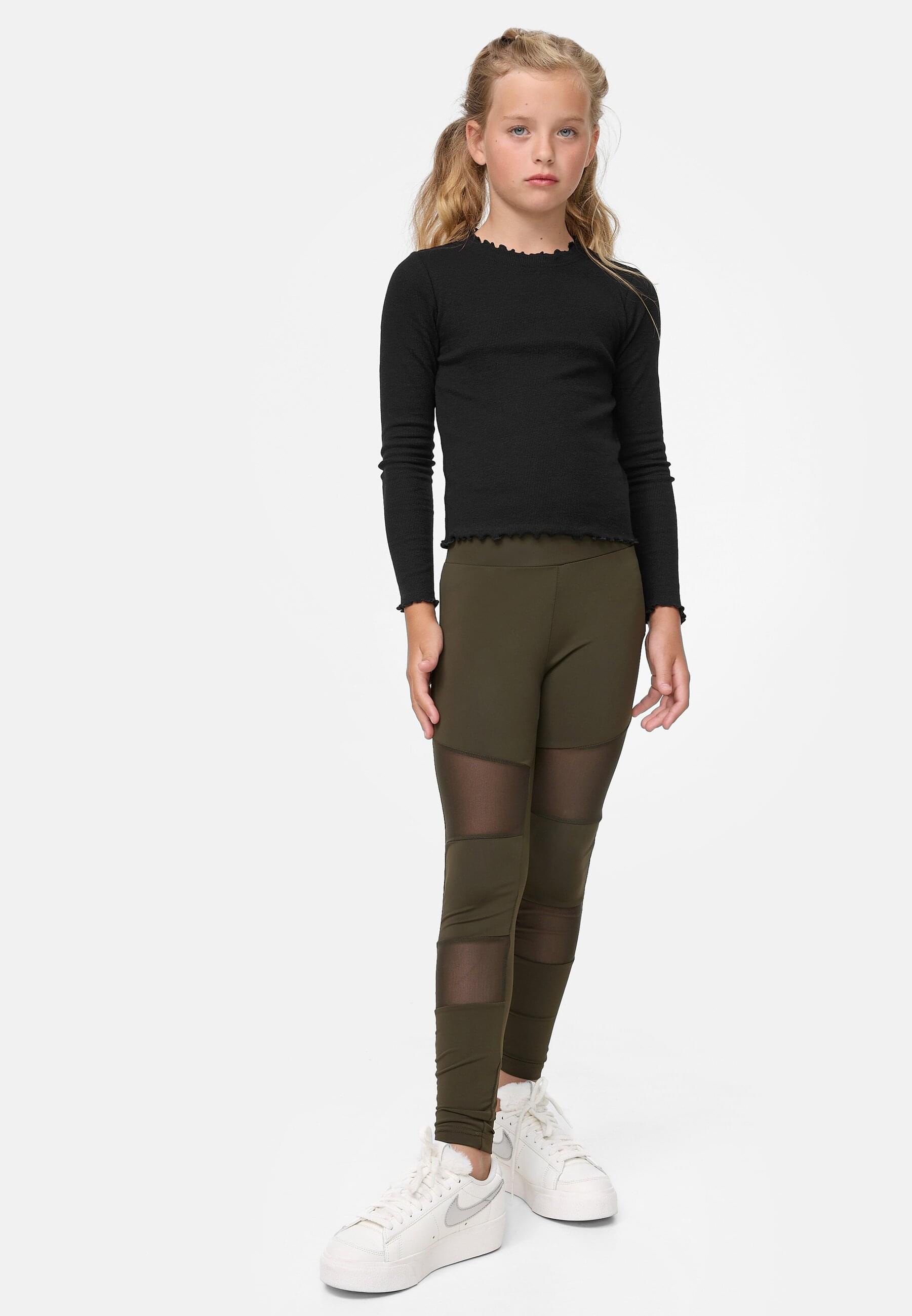 URBAN CLASSICS Leggings »Urban Classics Damen Girls Tech Mesh Leggings«, (1 tlg.)