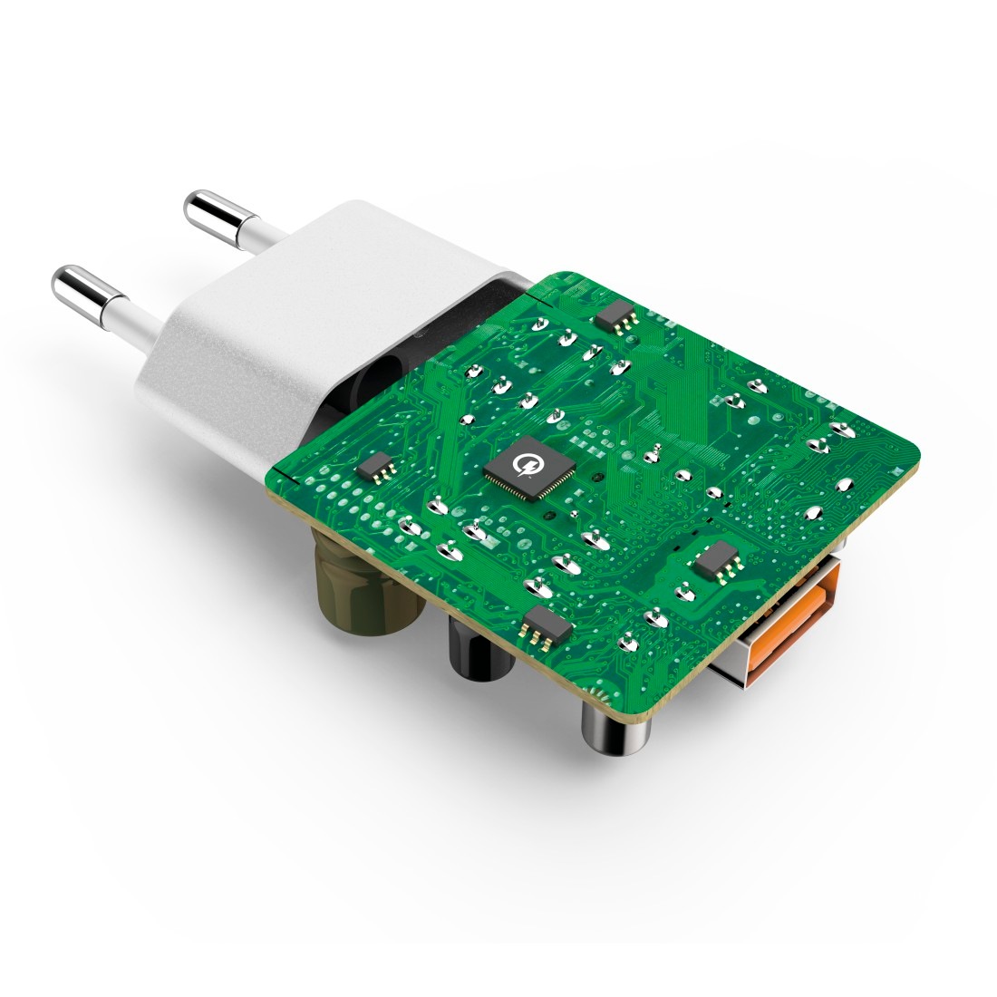 Hama USB-Ladegerät »Schnellladegerät "Qualcomm® Quick Charge™ 3.0", USB-A, 19,5 W, Weiß«