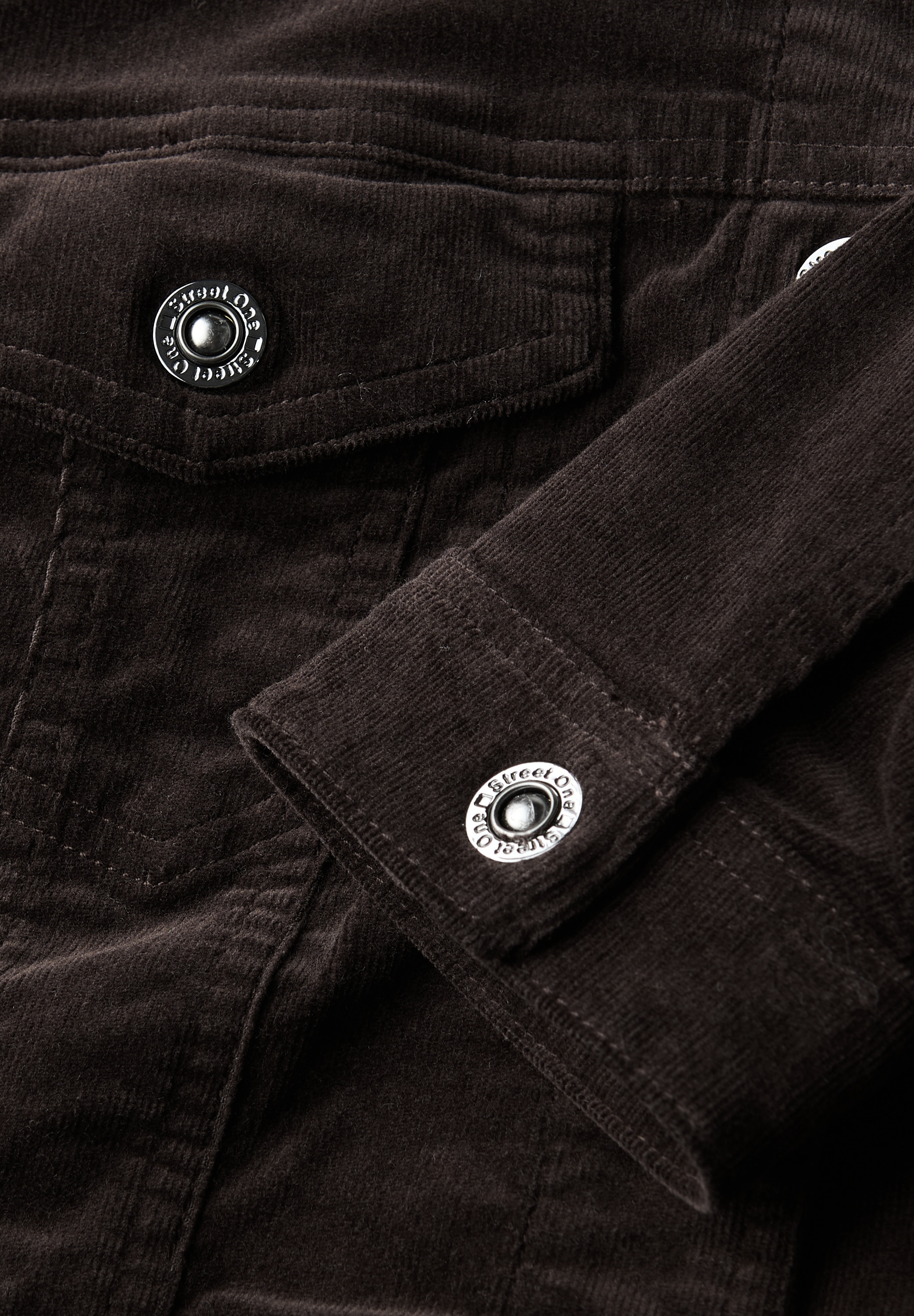 STREET ONE Cordjacke, ohne Kapuze, in Cord-Optik