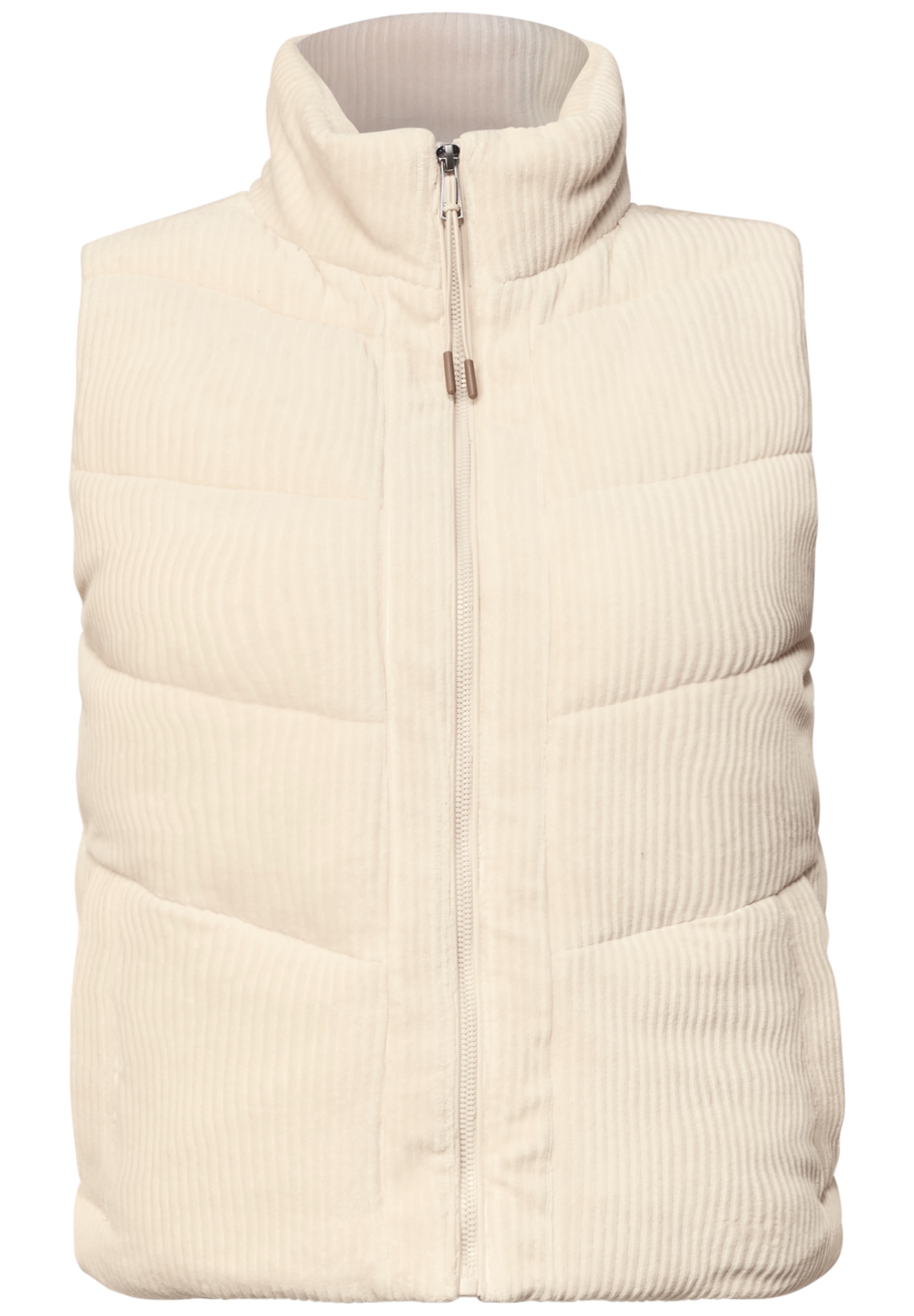 Cecil Cordweste mit Steppmuster und Zipper