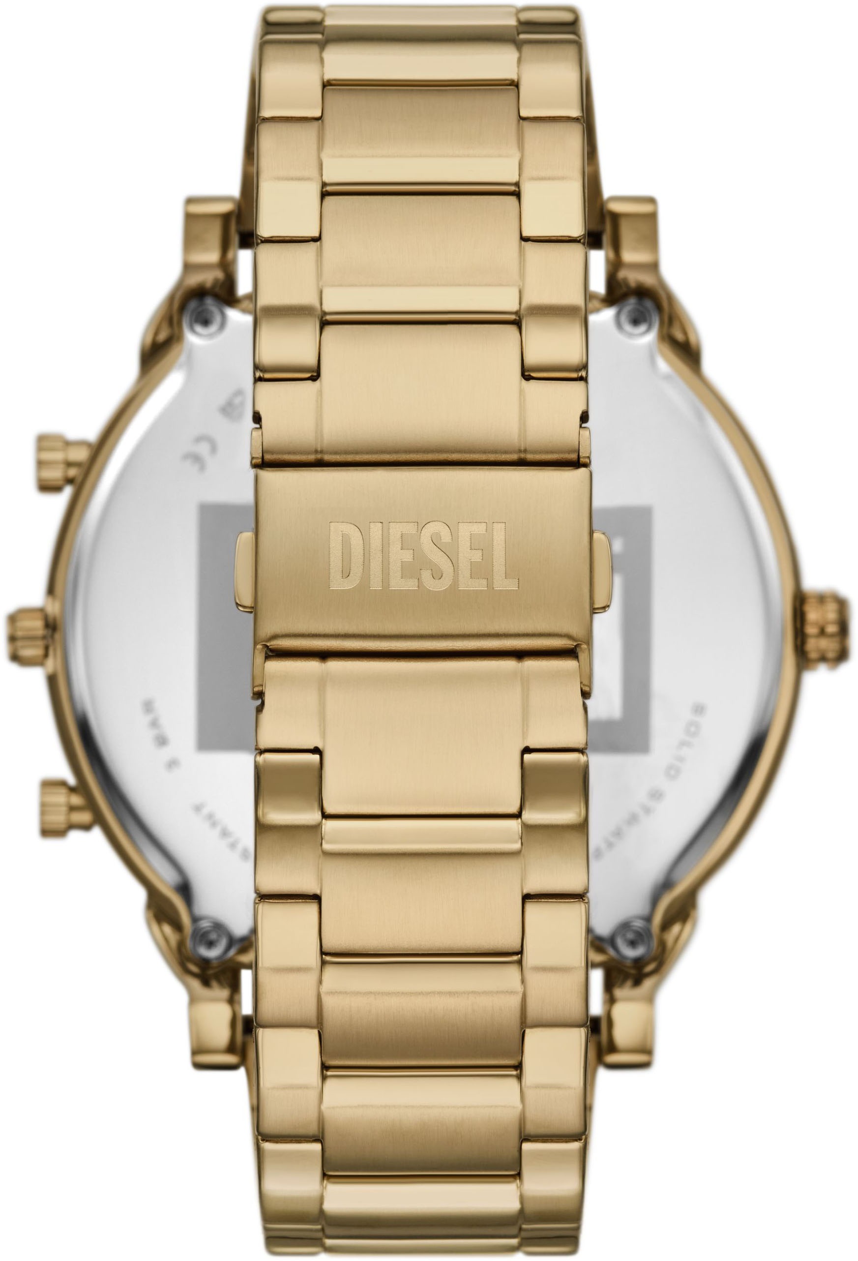 Diesel Quarzuhr »MR. DADDY SLIM«, Armbanduhr, Herrenuhr, Edelstahlarmband, analog, Tag