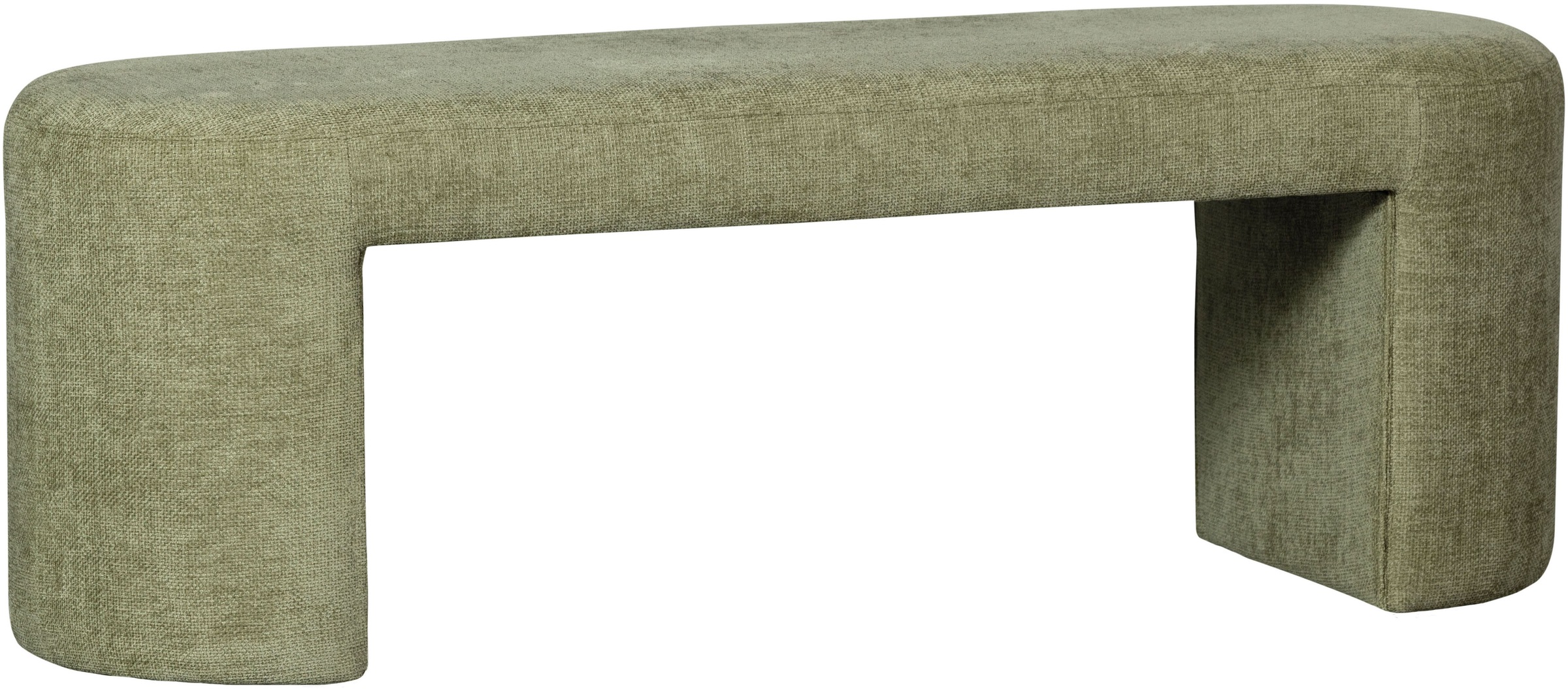 WOOOD Bank »Jacob«, gepolstert und ohne Rückenlehne, Breite 130 cm