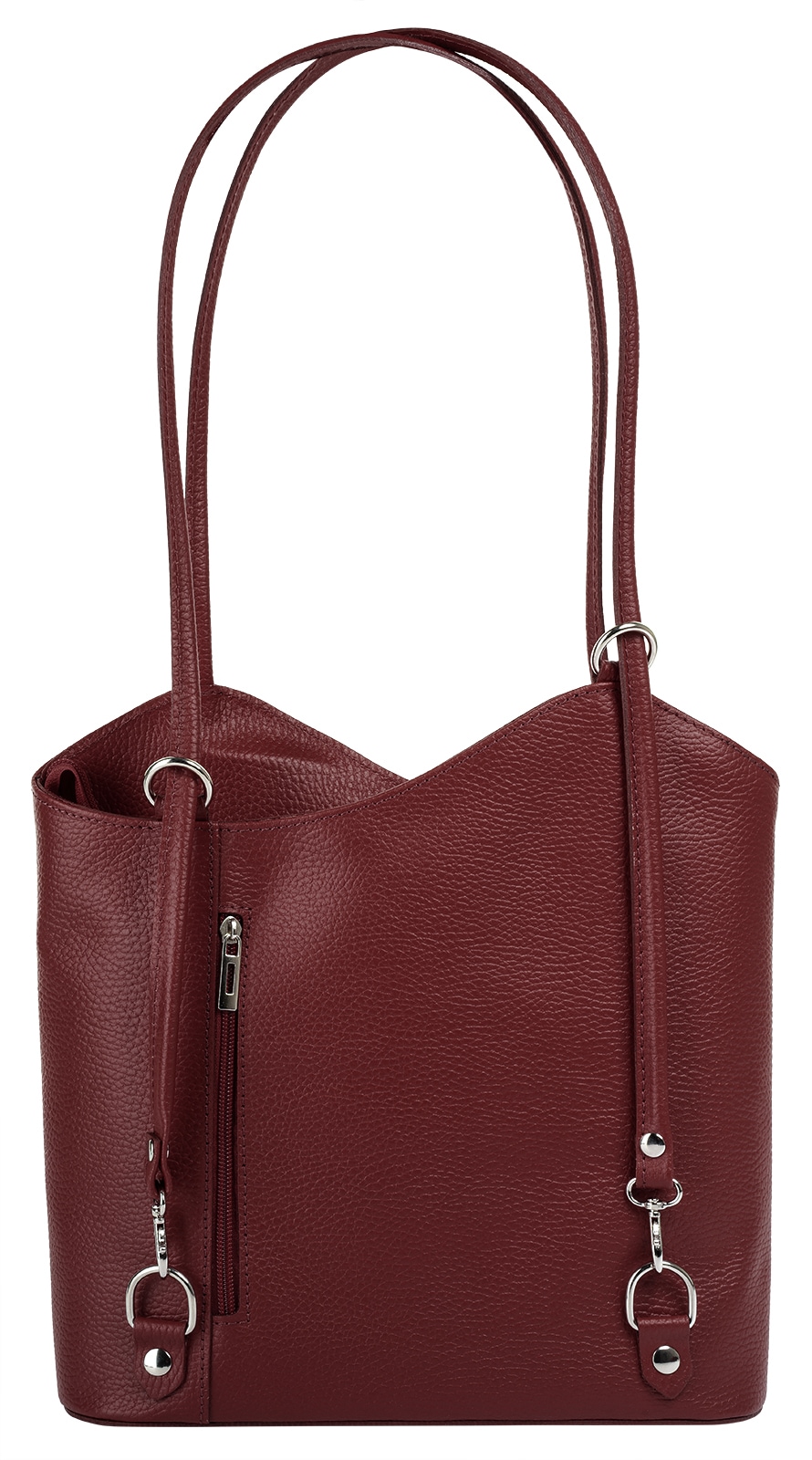 Cluty Cityrucksack, echt Leder, Made in Italy