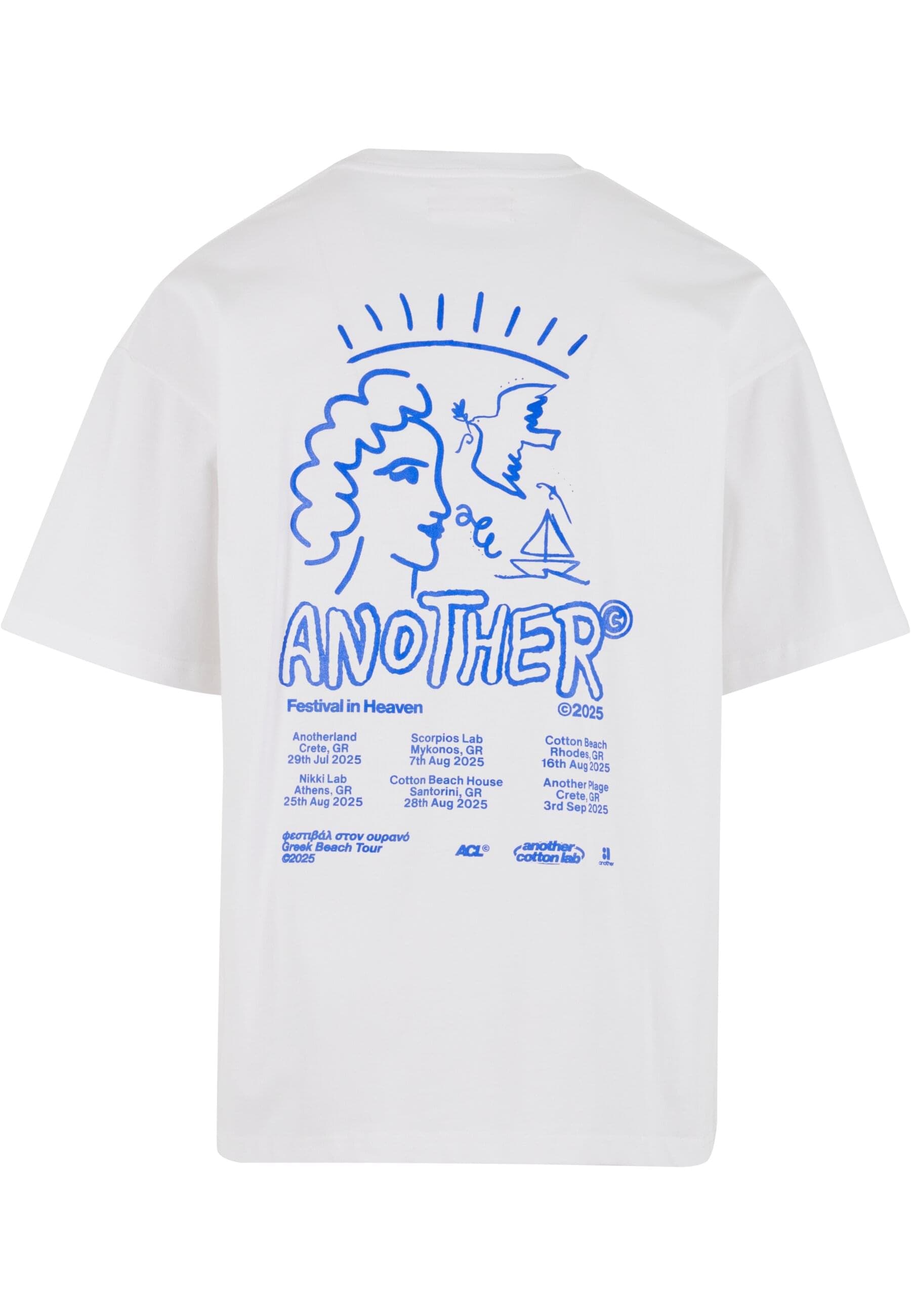 Another Cotton Lab T-Shirt »Another Cotton Lab Festival in Heaven Oversized Tshirt«, (1 tlg.)