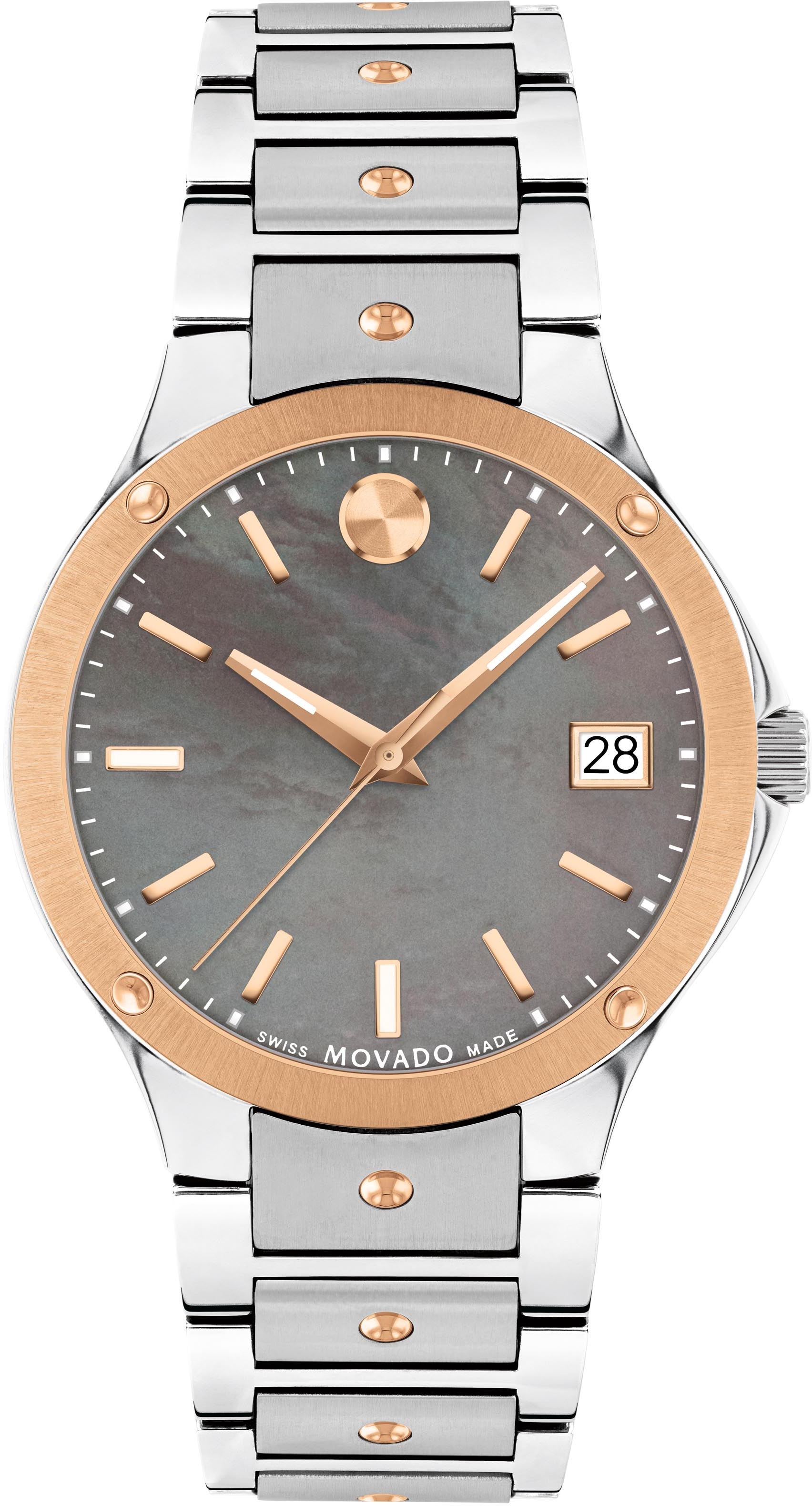 MOVADO Schweizer Uhr »SE.Quarz, 0607705« bestellen | BAUR | Schweizer Uhren