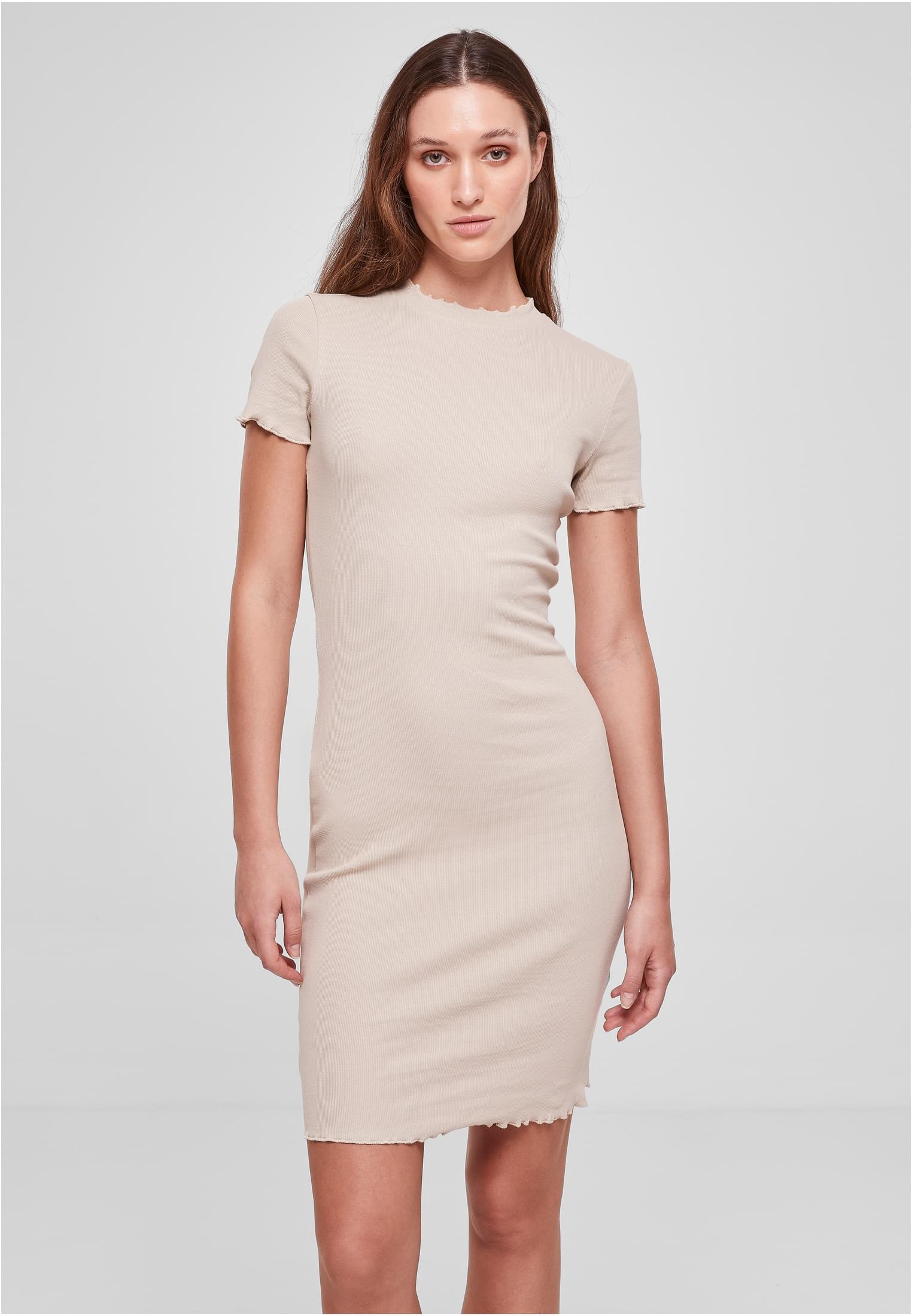 URBAN CLASSICS Jerseykleid »Damen Ladies Rib kaufen | BAUR (1 Dress«, Tee online tlg.)