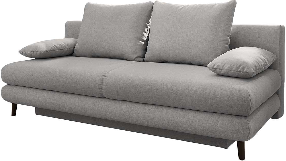 Jockenhöfer Gruppe Schlafsofa »Per, mit Gästebettfunktion, inklusive 4 Kissen«, Wellenschaumpolsterung und großzügigem Stauraum/Bettkasten