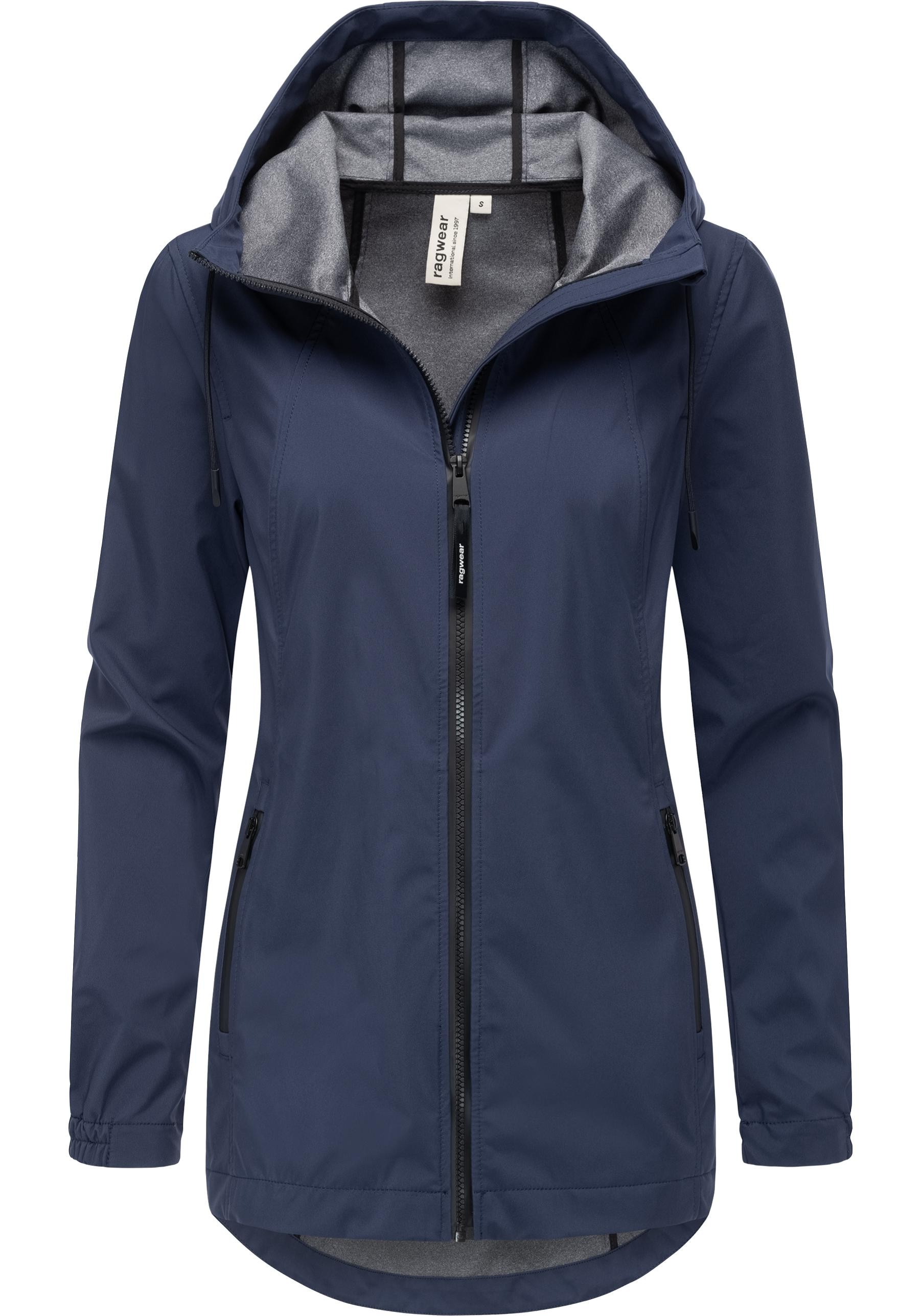 Ragwear Kurzmantel »Zuzka Sport«, Wasserdichter kurzer Übergangsmantel für Damen