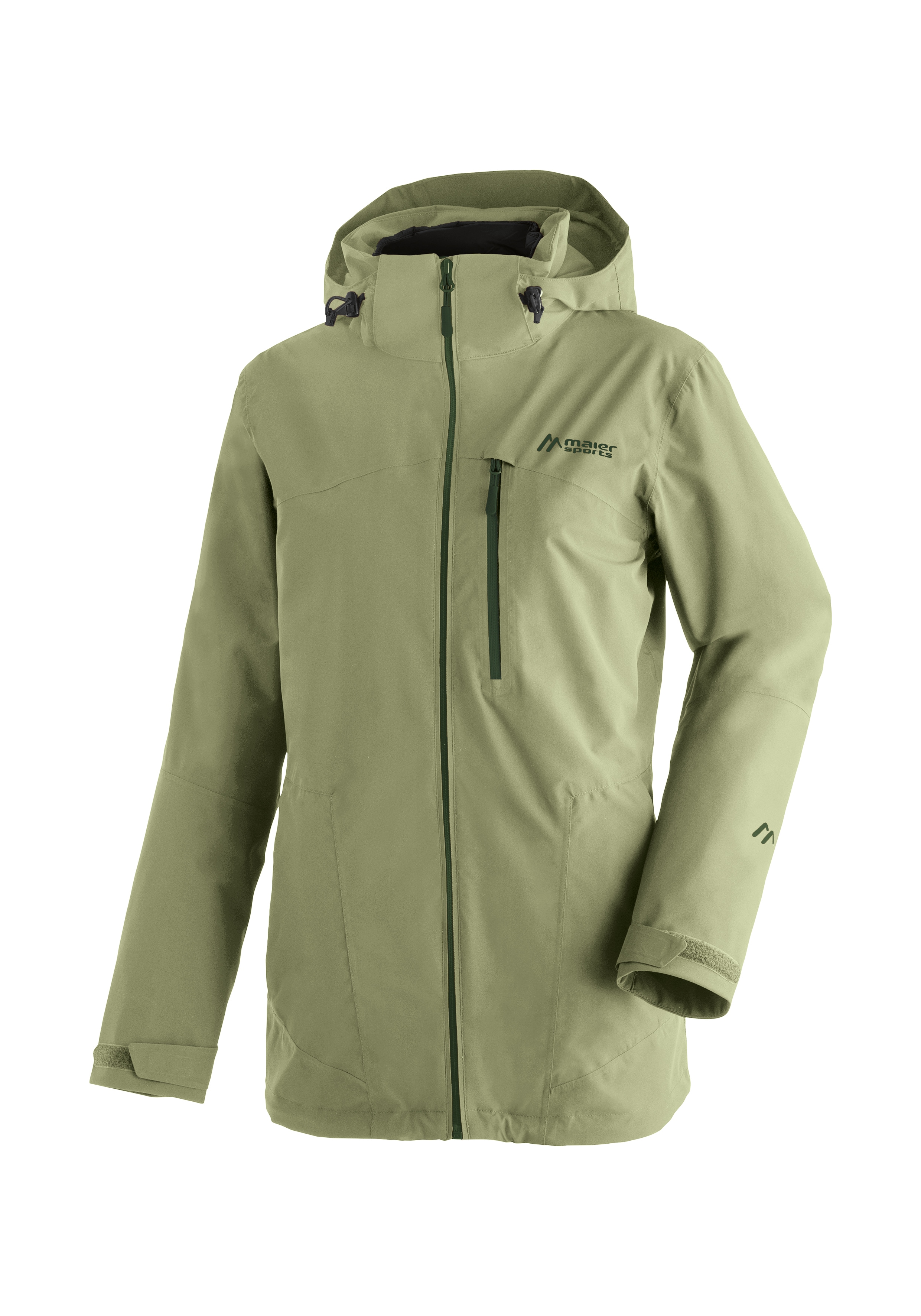 Maier Sports "Lisbon 3in1" warme Damen Jacke, wattierte Regenjacke, wasserdicht + atmungsaktiv