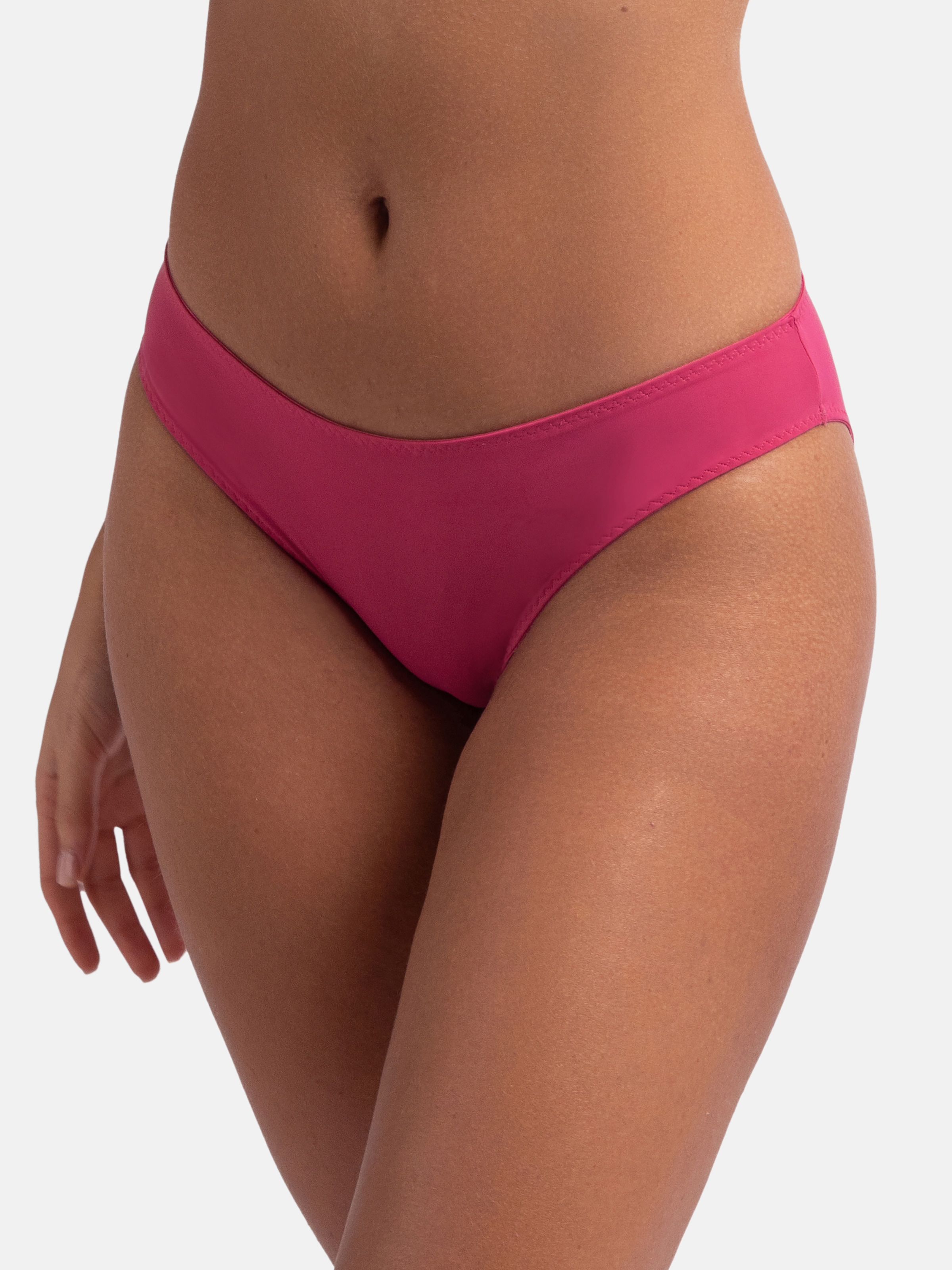 Dorina Slip »MURIEL-2PP«, (2er Pack), Spitzendetails und Uni