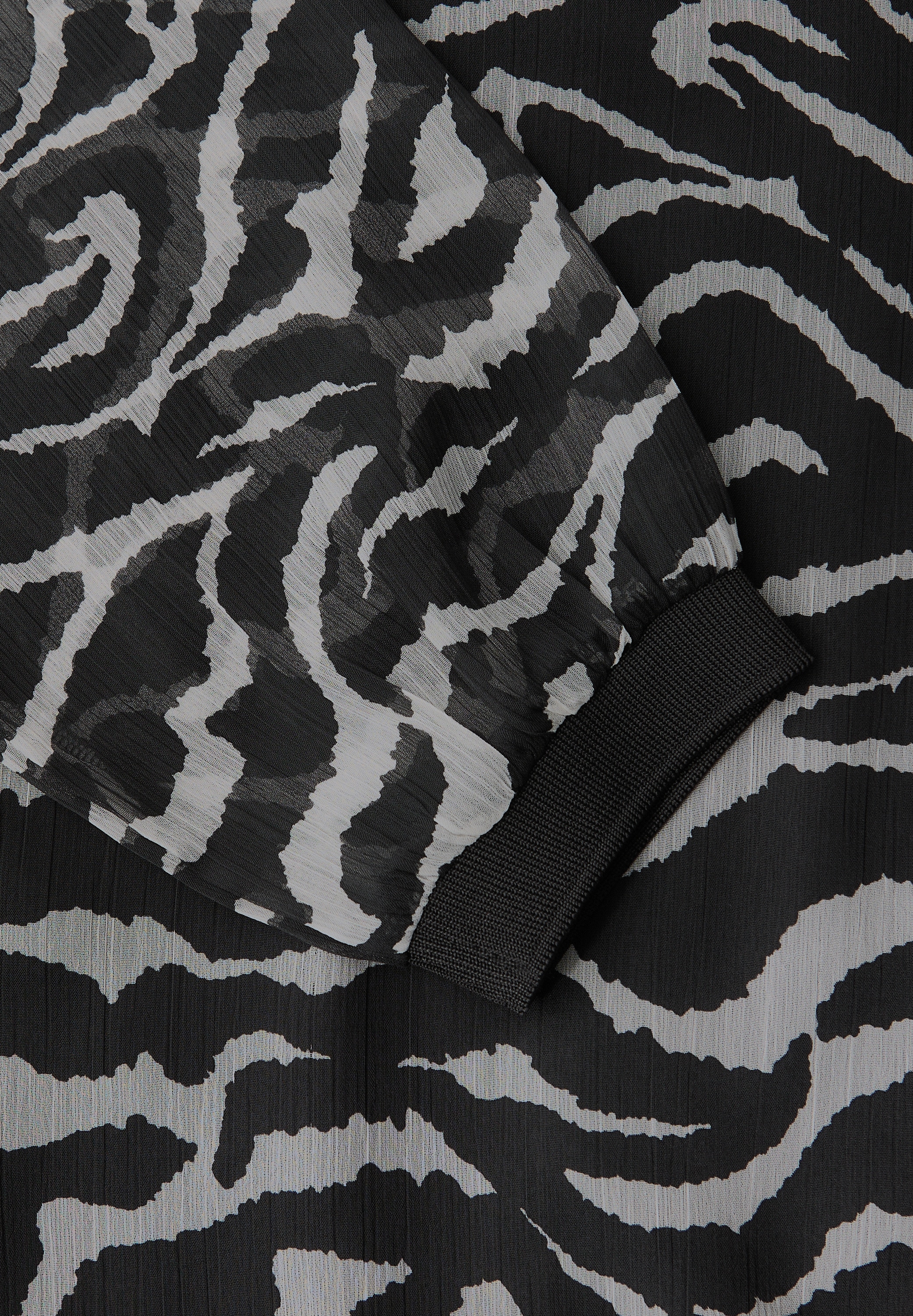 STREET ONE STUDIO Langarmbluse mit Elastiksaum