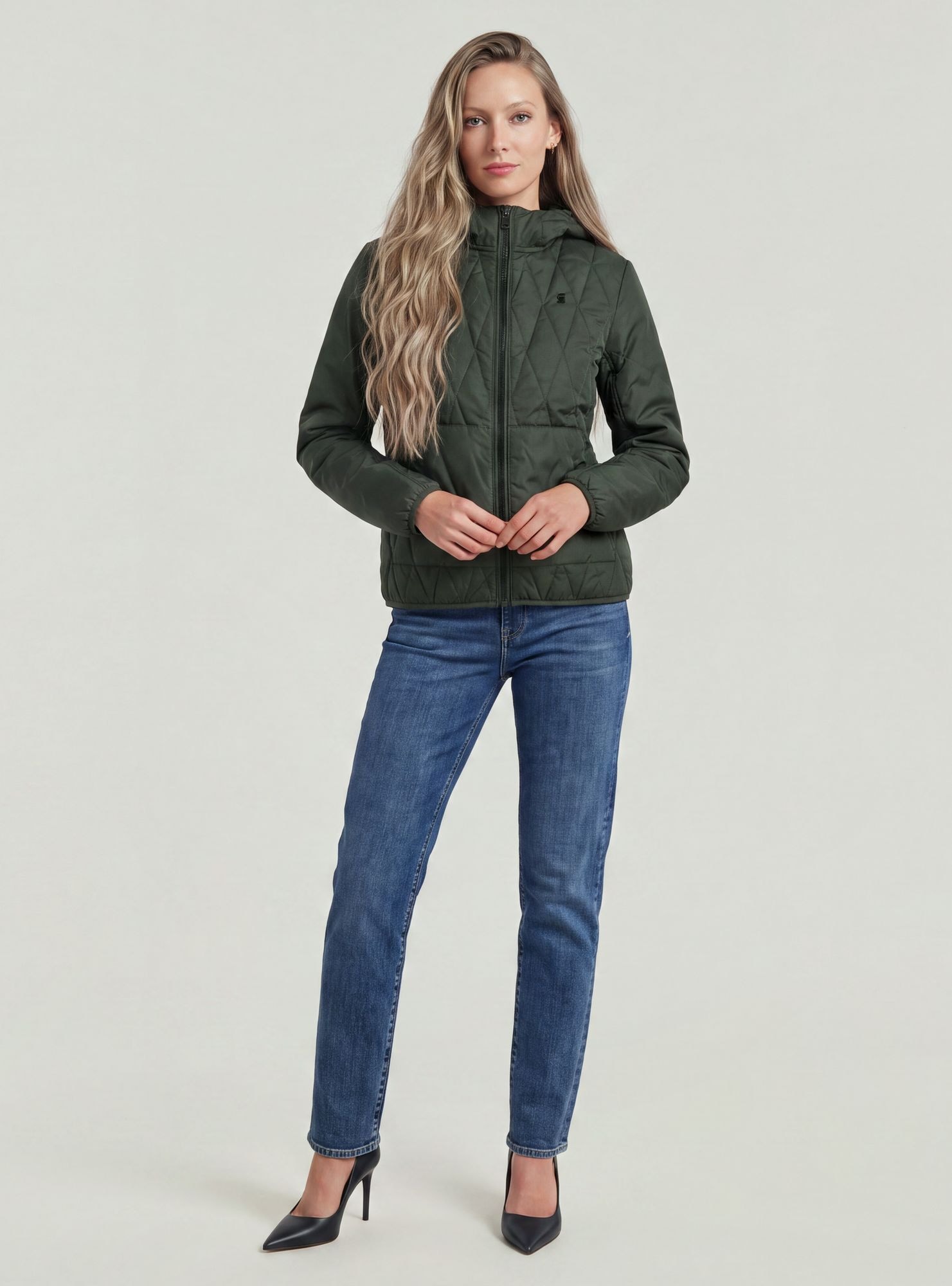 G-STAR Bomberjacke »Utility Quilted Hooded Overshirt«