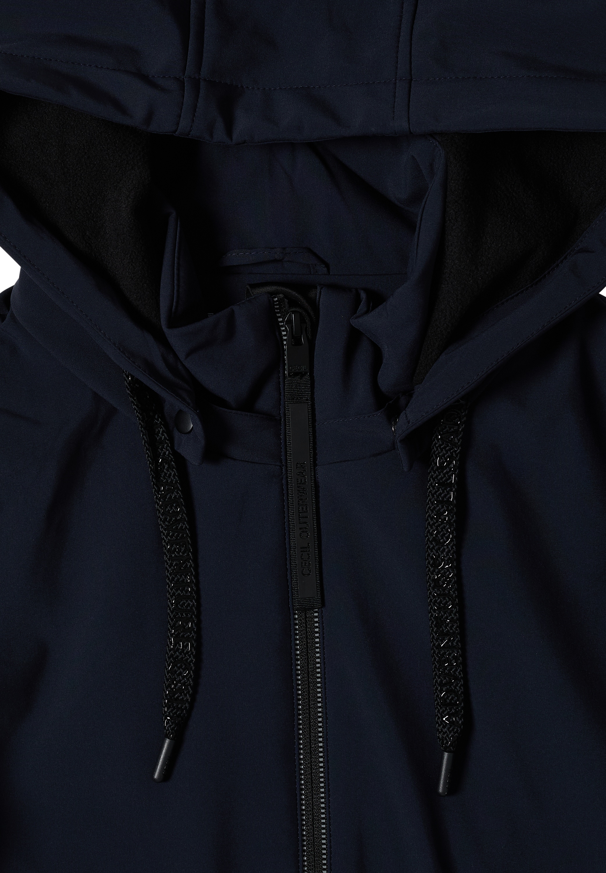 Cecil Softshelljacke ohne Kapuze in Unifarbe