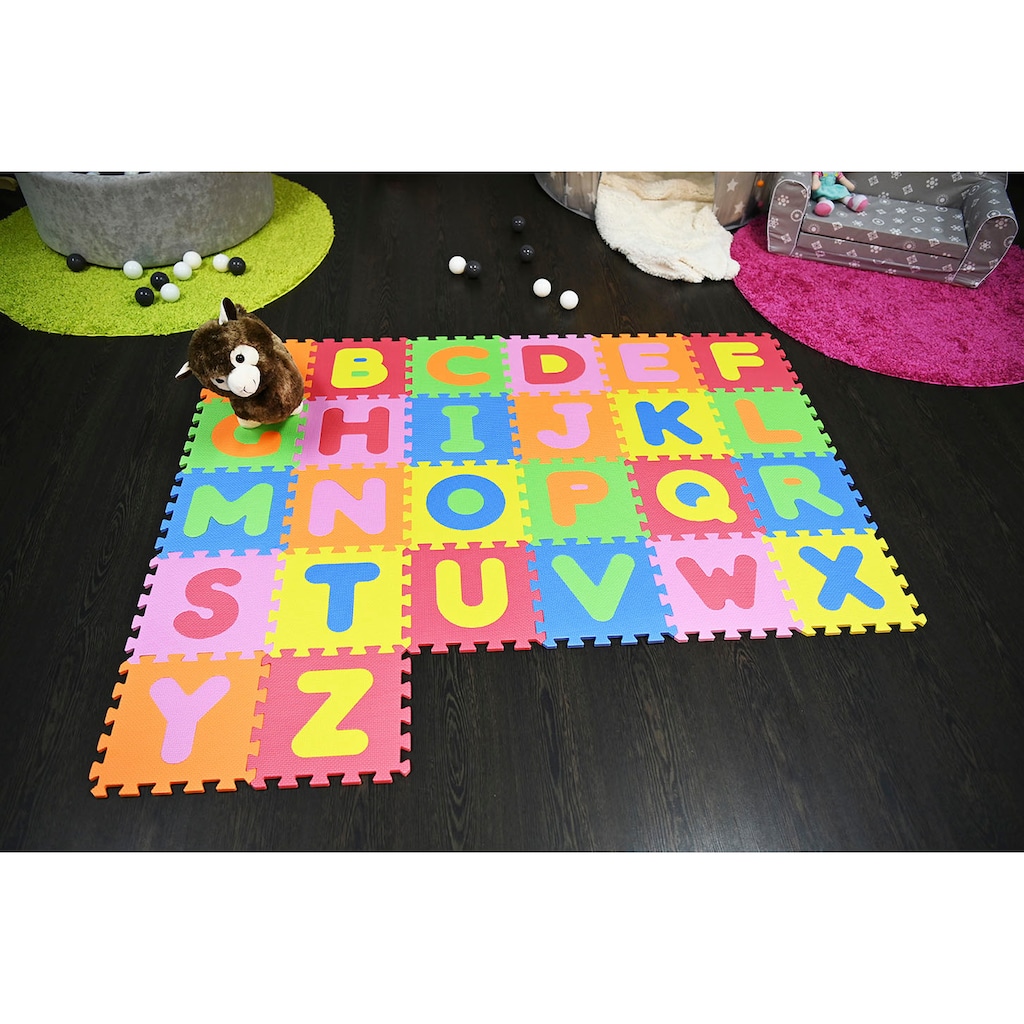 Knorrtoys® Puzzle »Alphabet«, Puzzlematte, Bodenpuzzle