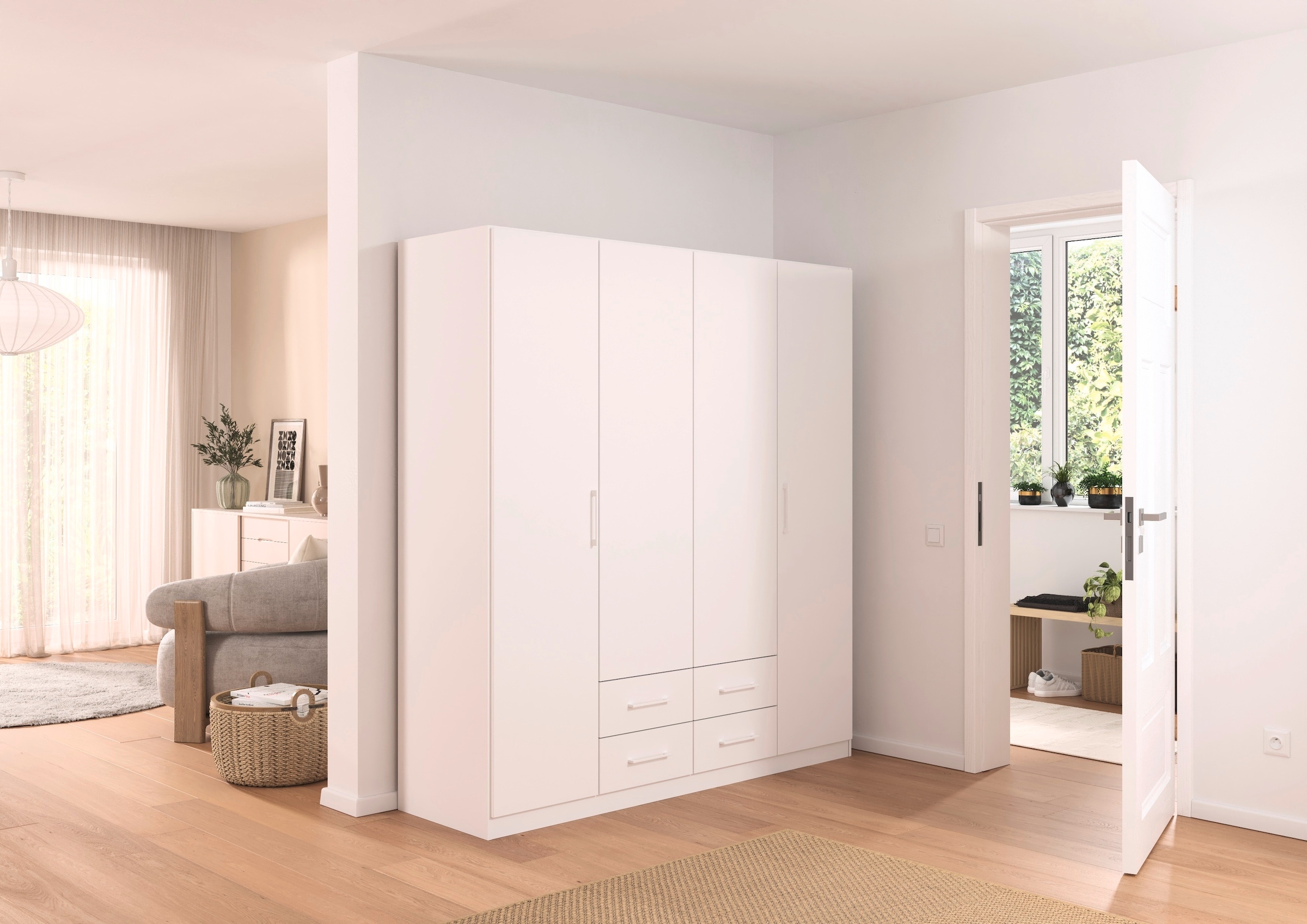 rauch Drehtürenschrank "Kleiderschrank Schrank Garderobe KREFELD optional m günstig online kaufen
