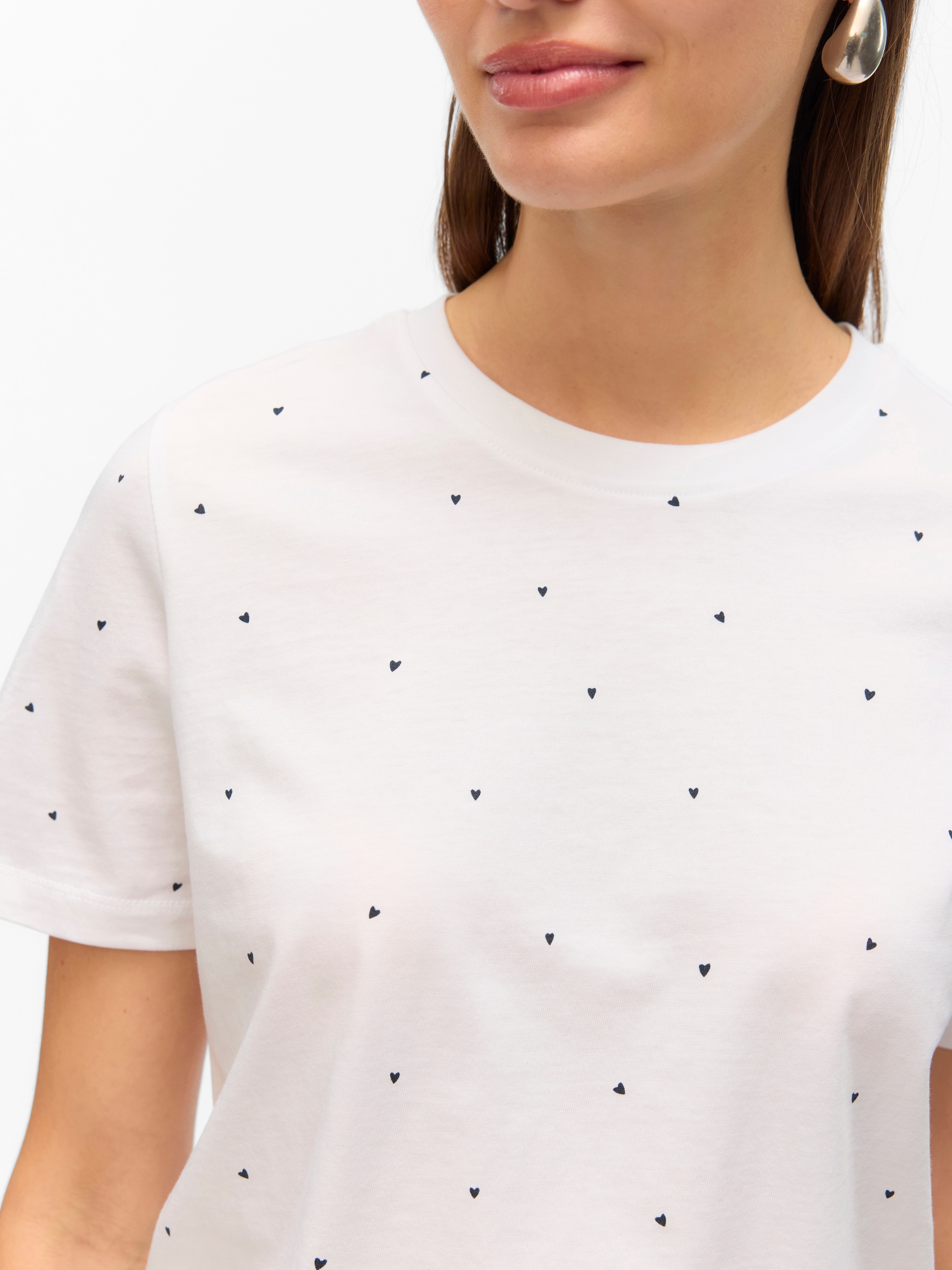 Vero Moda Kurzarmshirt »VMPAULINA AOP SS T-SHIRT GA JRS NOOS«