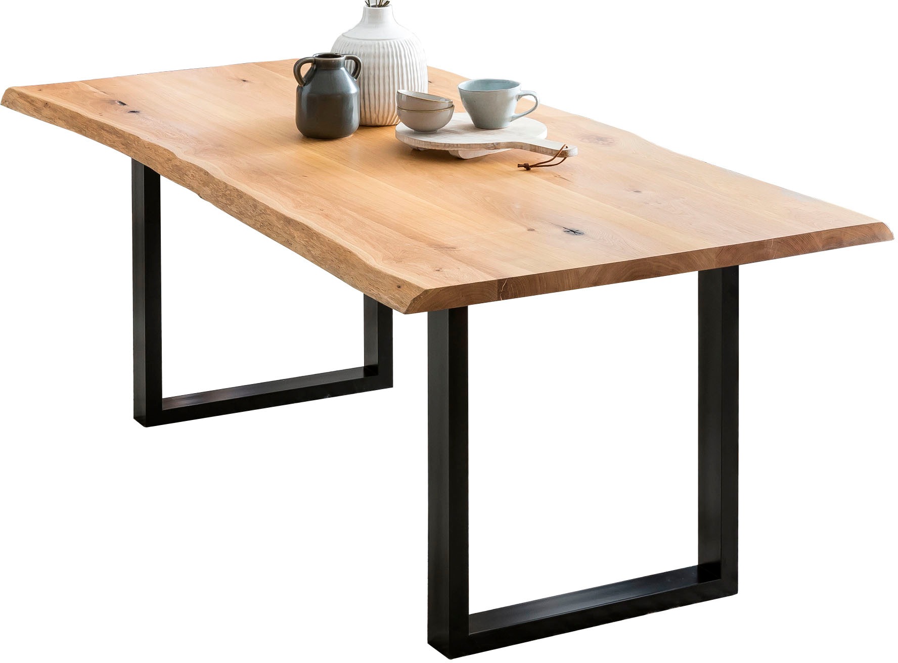 SalesFever Esstisch "Design-Speisetisch für stilvolles Ambiente" UV-lackier günstig online kaufen