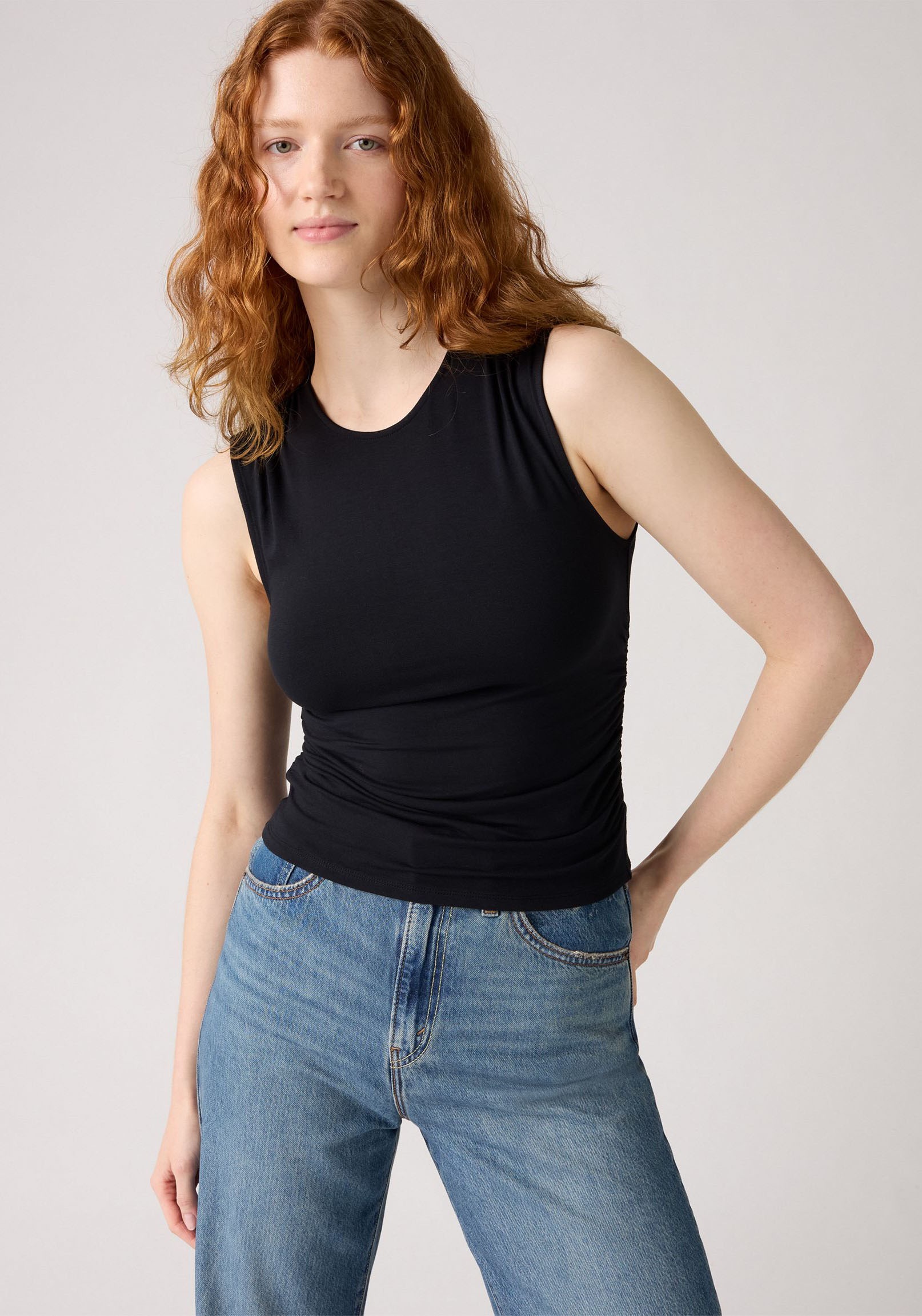 Levis Tanktop "CRYSTAL RUCHED TO", mit seitlicher Raffung günstig online kaufen