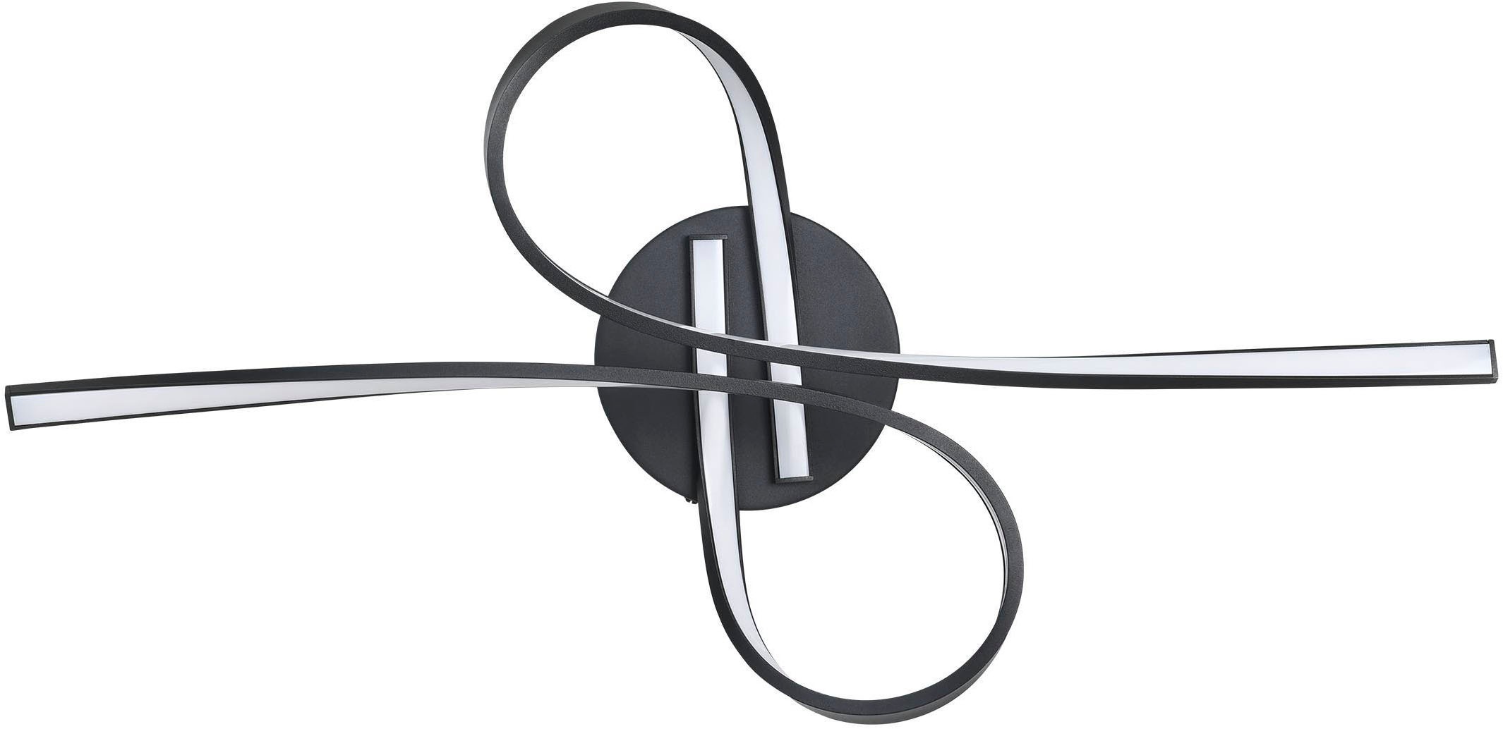 EGLO Deckenleuchte »Selvina 1 Deckenlampe, Aluminium. Stahl und Kunststoff, Flurlampe« LED-Modul 1 Stk. Warmweiß Deckenlampe 65 x 13 cm, Flurlampe, Küchenlampe, Wohnzimmerlampe