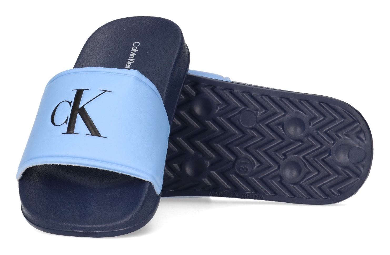 Calvin Klein Jeans Badepantolette, Pool Slides, Wassersandale, Strandschuh mit Logo verziert