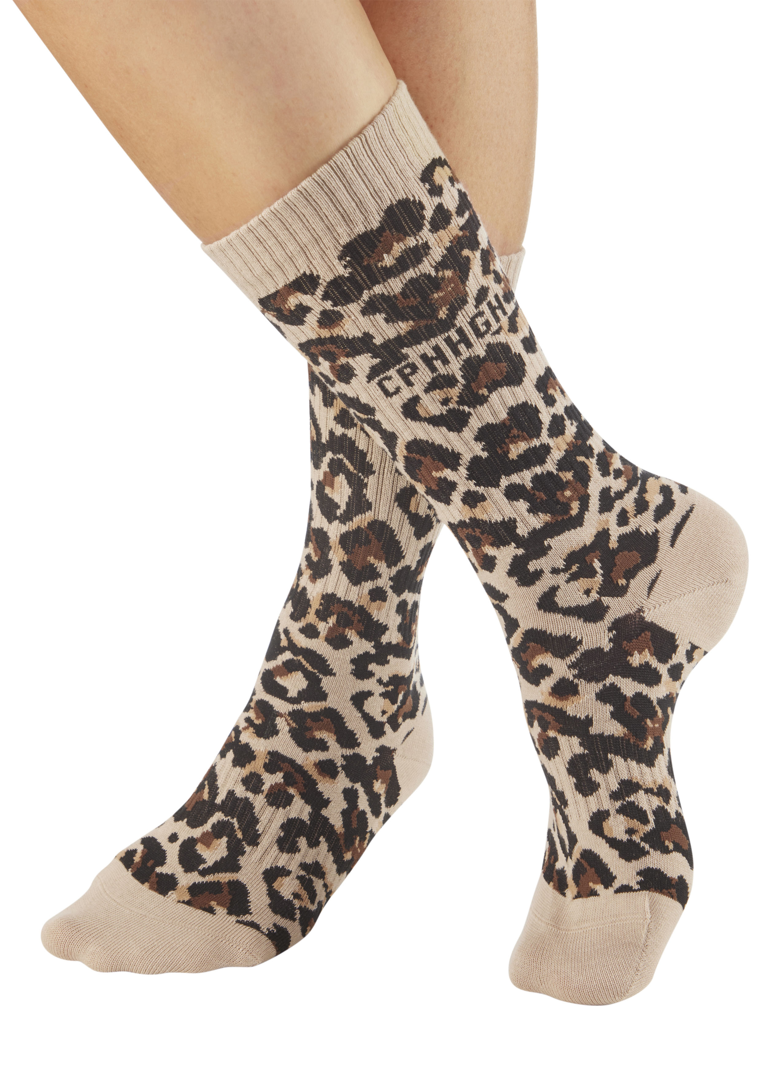 Thumbnail - Copenhagen Studios Langsocken Packung, 2 Paar tlg. gemustert und in uni