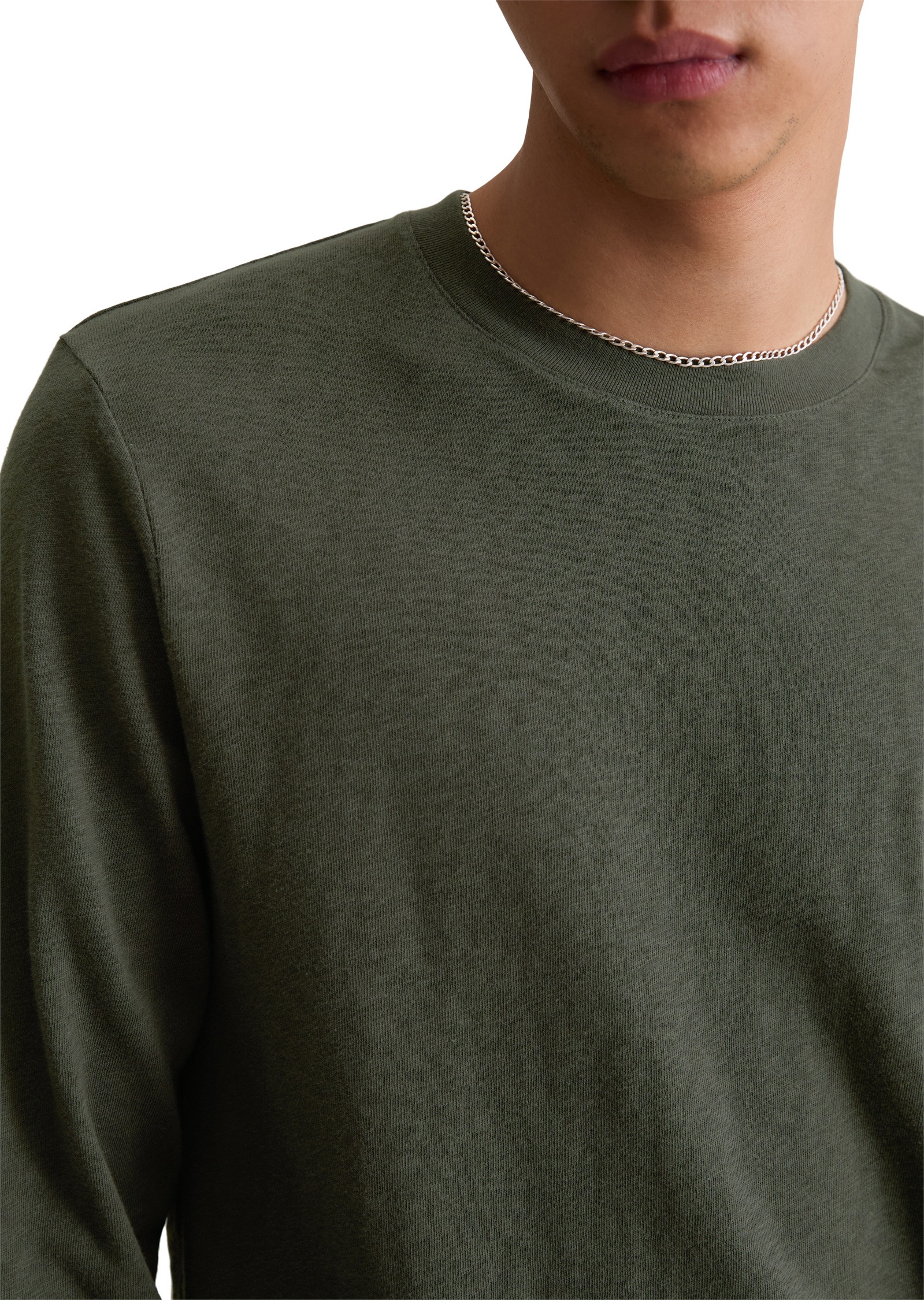 Marc O'Polo DENIM Langarmshirt »in schwerer Slub-Jersey-Qualität«