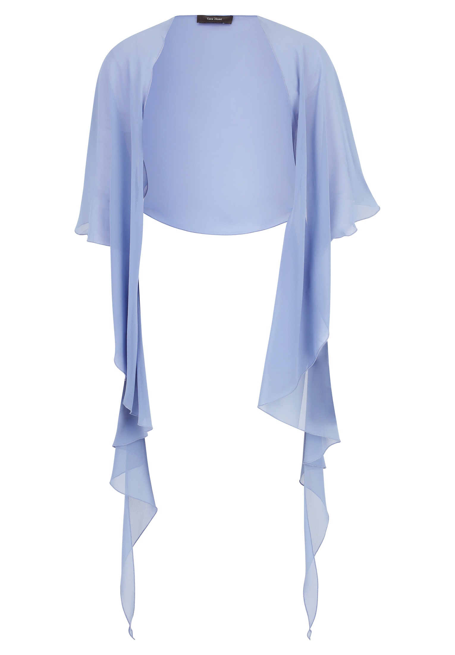 Vera Mont Multifunktionstuch »Vera Mont Damen Chiffonstola mit Volant«, Nahtführung