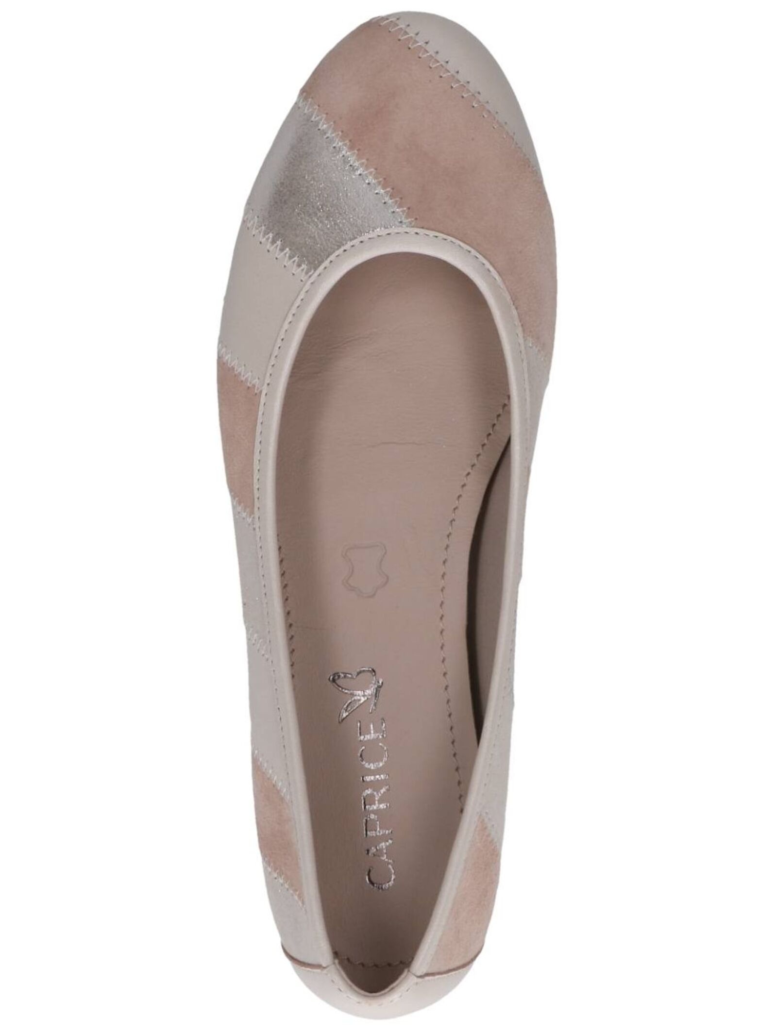 Caprice Ballerinas Leather Taupe 37 2