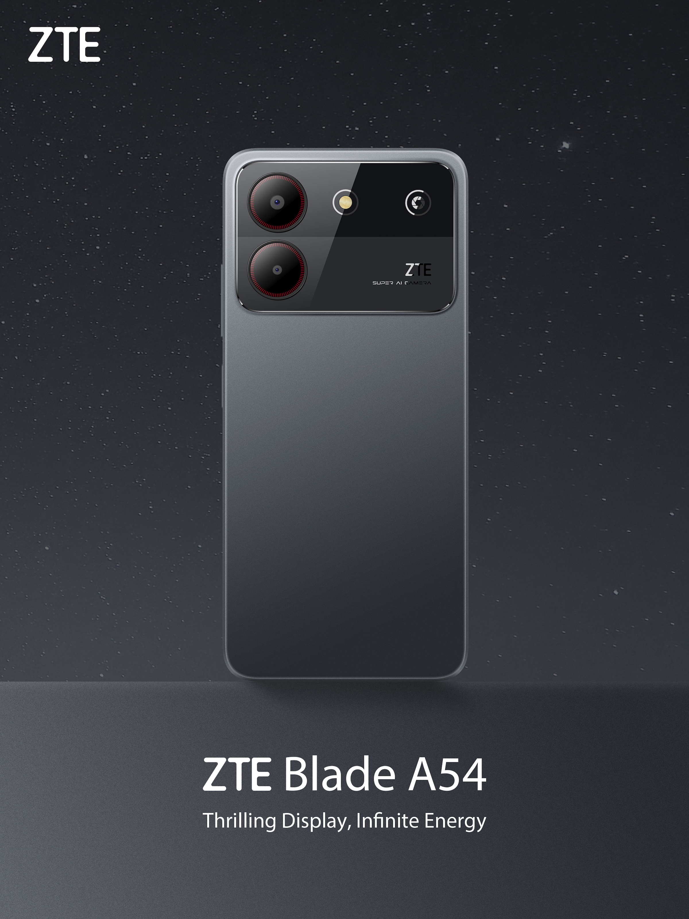 ZTE Smartphone »Blade A54« grau
