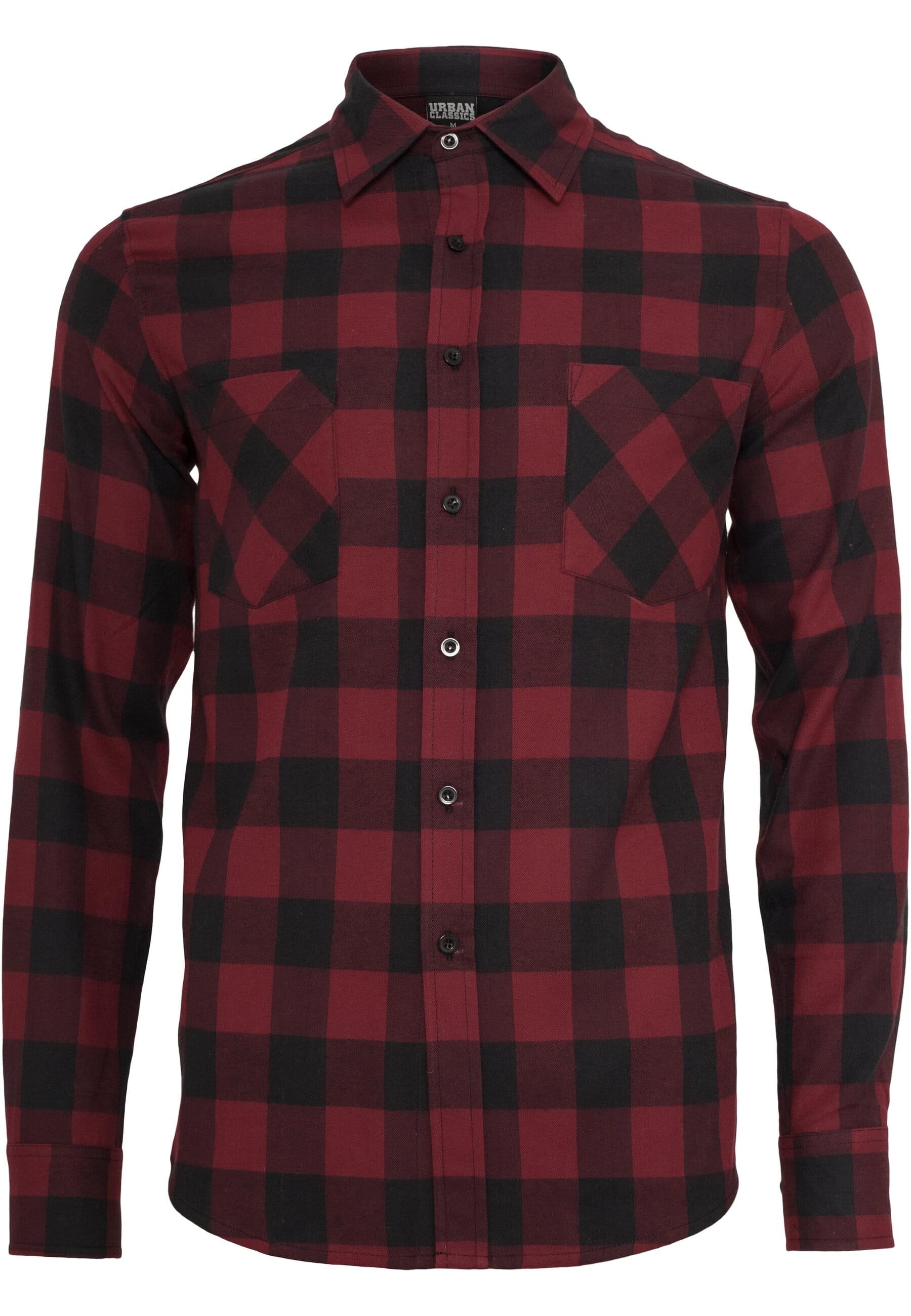 T-Shirt »Urban Classics Herren Checked Flanell Shirt«