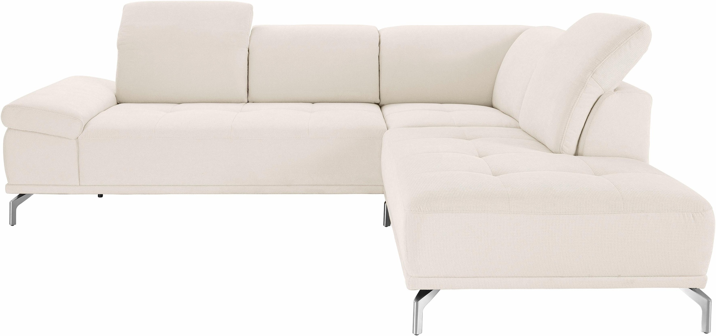 Places of Style Ecksofa "Caluna", Inkl.Sitztiefenverstellung, wahlweise mit günstig online kaufen