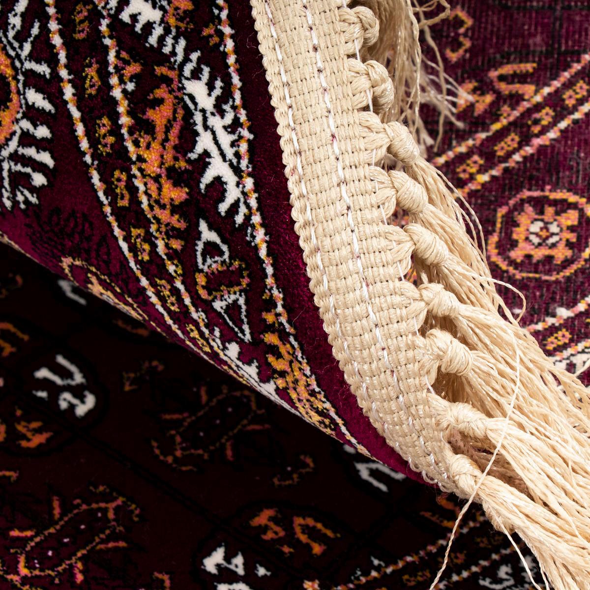 morgenland Orientteppich »Afghan Mauri«, rund, 7 mm Höhe