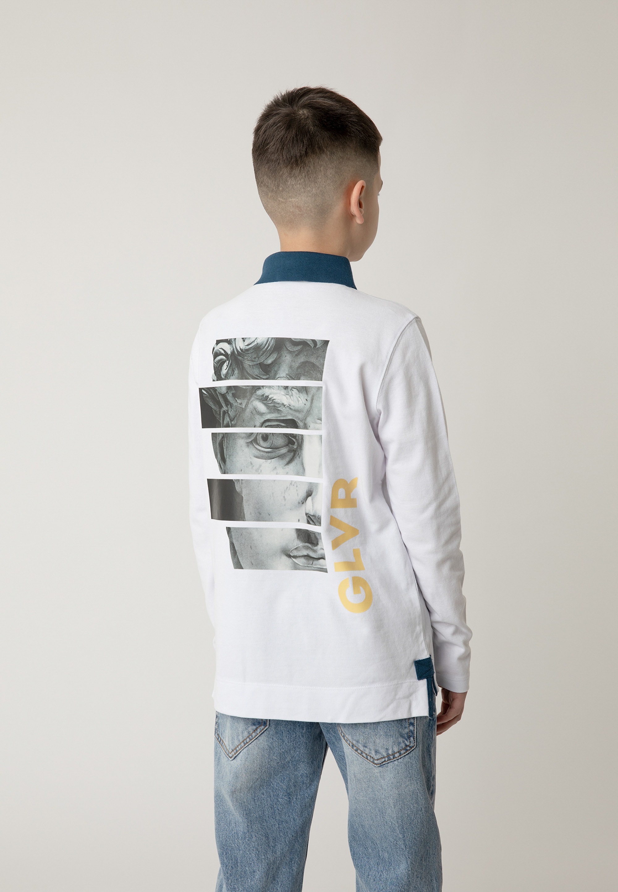 Gulliver Poloshirt, mit stylischem Print Kontrast-Kragen bestellen BAUR | ▷ und