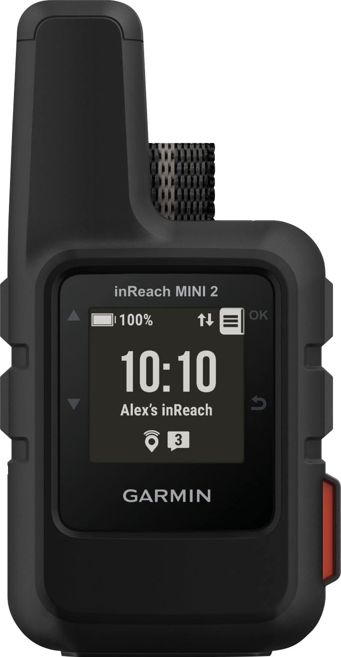 Garmin Outdoor-Navigationsgerät »Garmin inReach Mini 2 Black GPS EMEA«, TracBack-Routing-Funktion, Punkt-zu-Punkt-Navigation