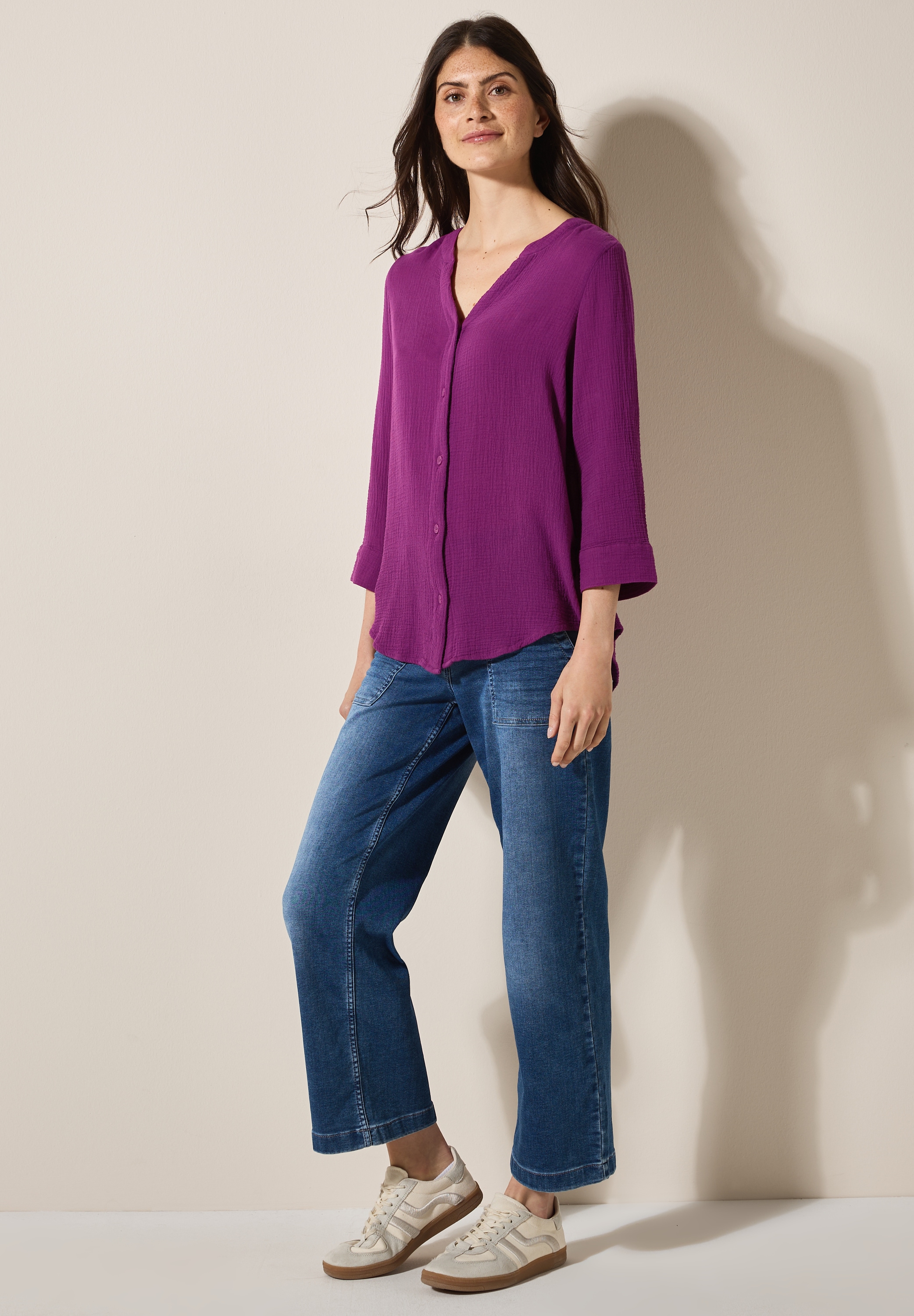 Cecil Shirtbluse, aus reiner Baumwolle