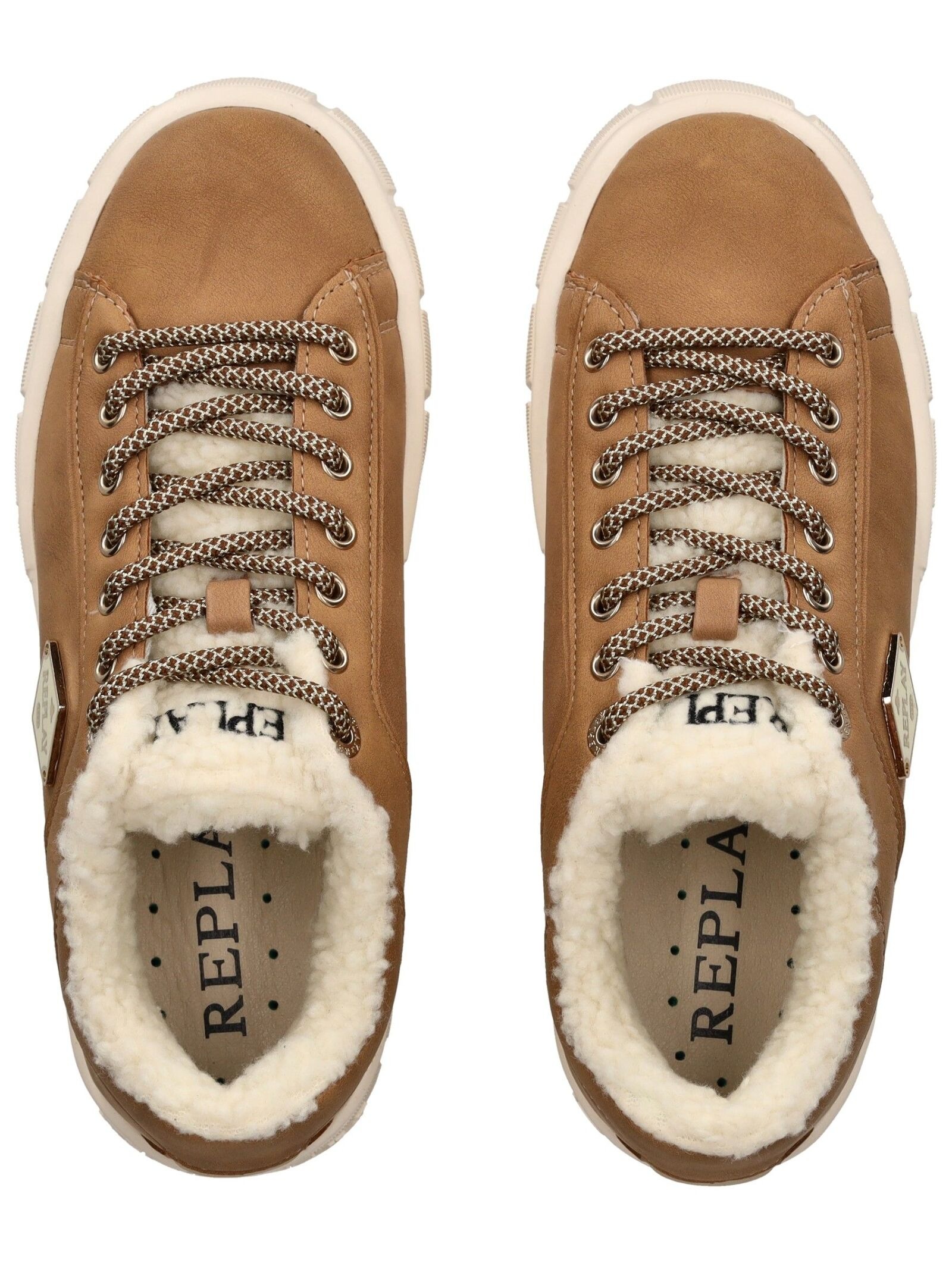 Replay Plateausneaker »Replay Sneaker Lederimitat«