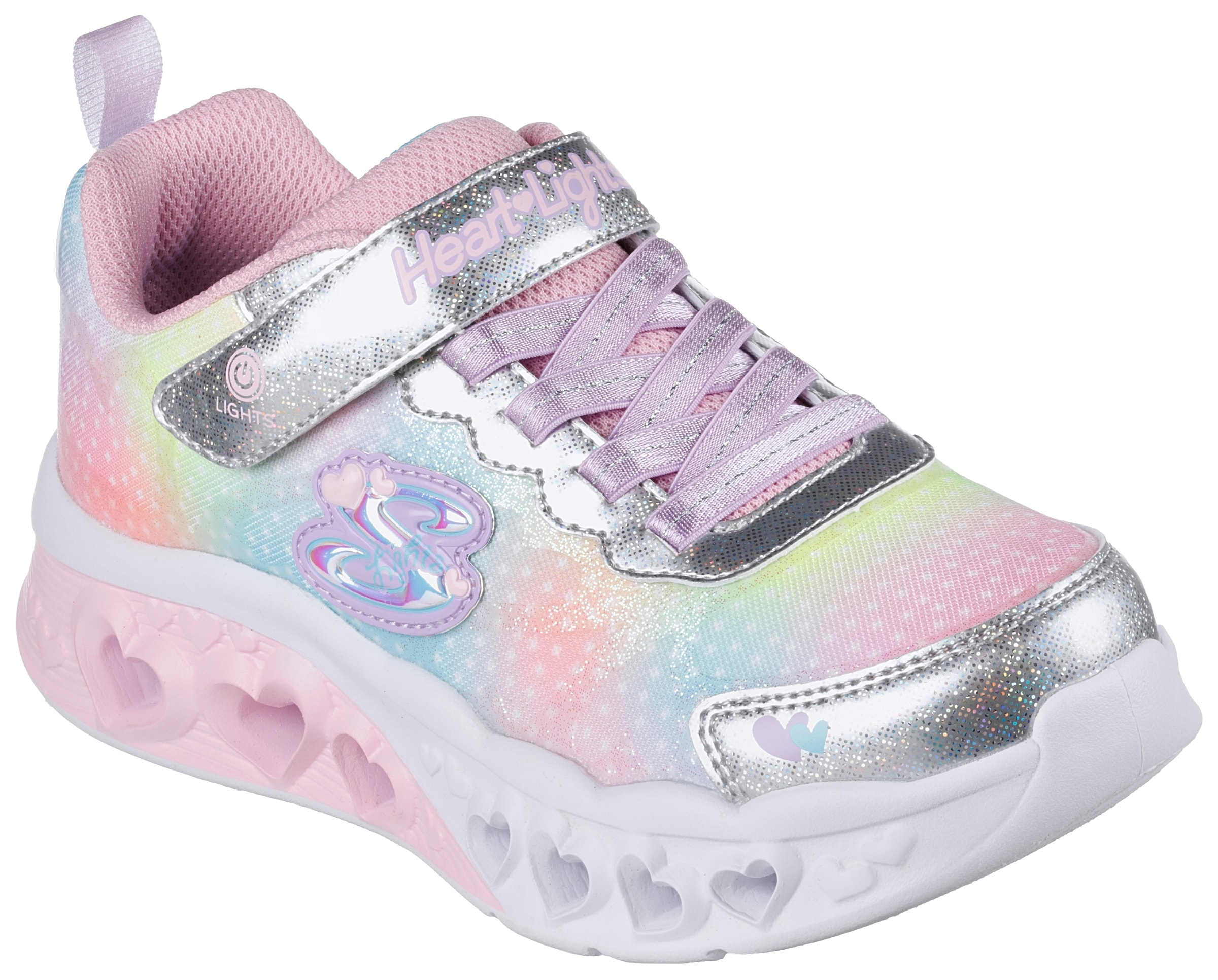 Sneaker »Blinkschuh FLUTTER HEART LIGHTS«, Blinkschuh, LED Schuh, Slip-On Sneaker mit...