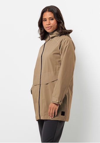 Jack Wolfskin Langjacke »MAINKAI LONG JKT W« su Kapu...