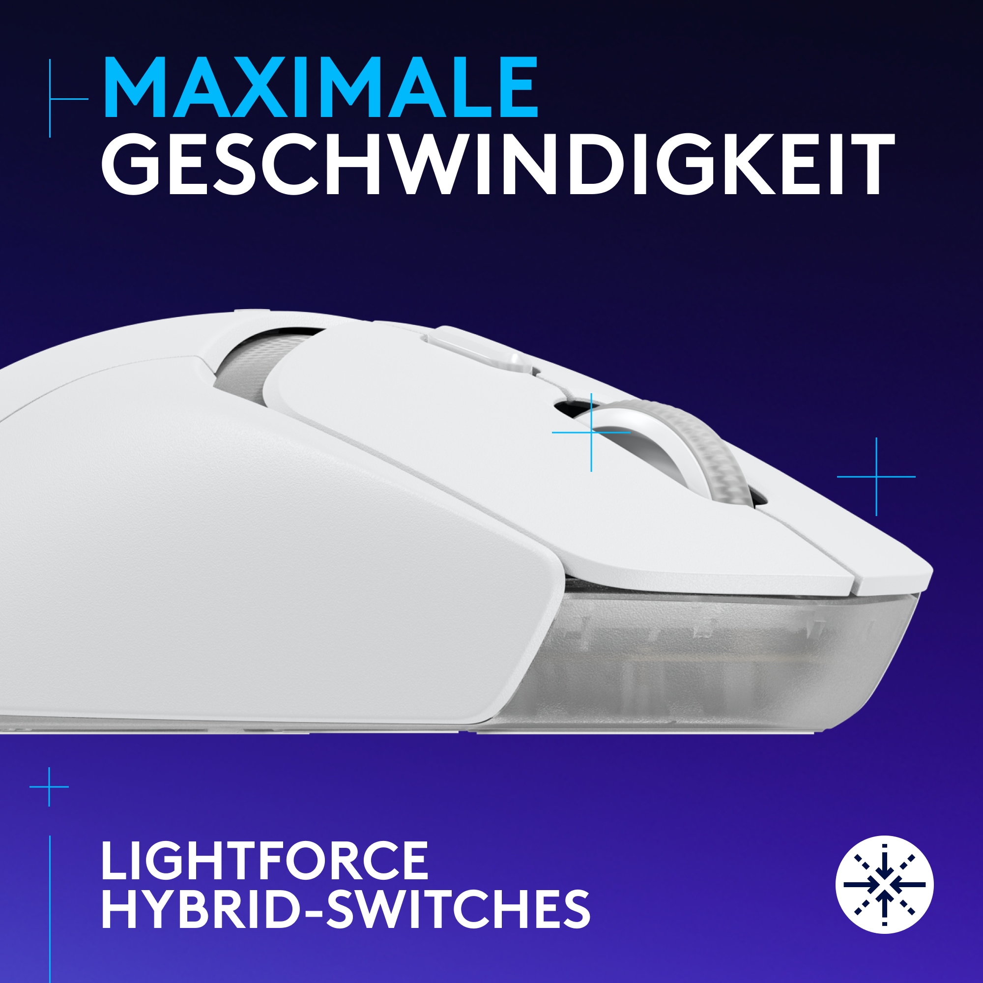 Logitech Gaming-Maus »G309 LIGHTSPEED - WHITE -EER2« Bluetooth