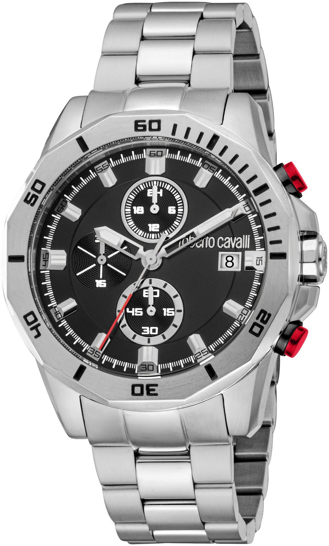 Chronograph »Uomo Sport III«, Quarzuhr, Armbanduhr, Herrenuhr, Edelstahlarmband,...