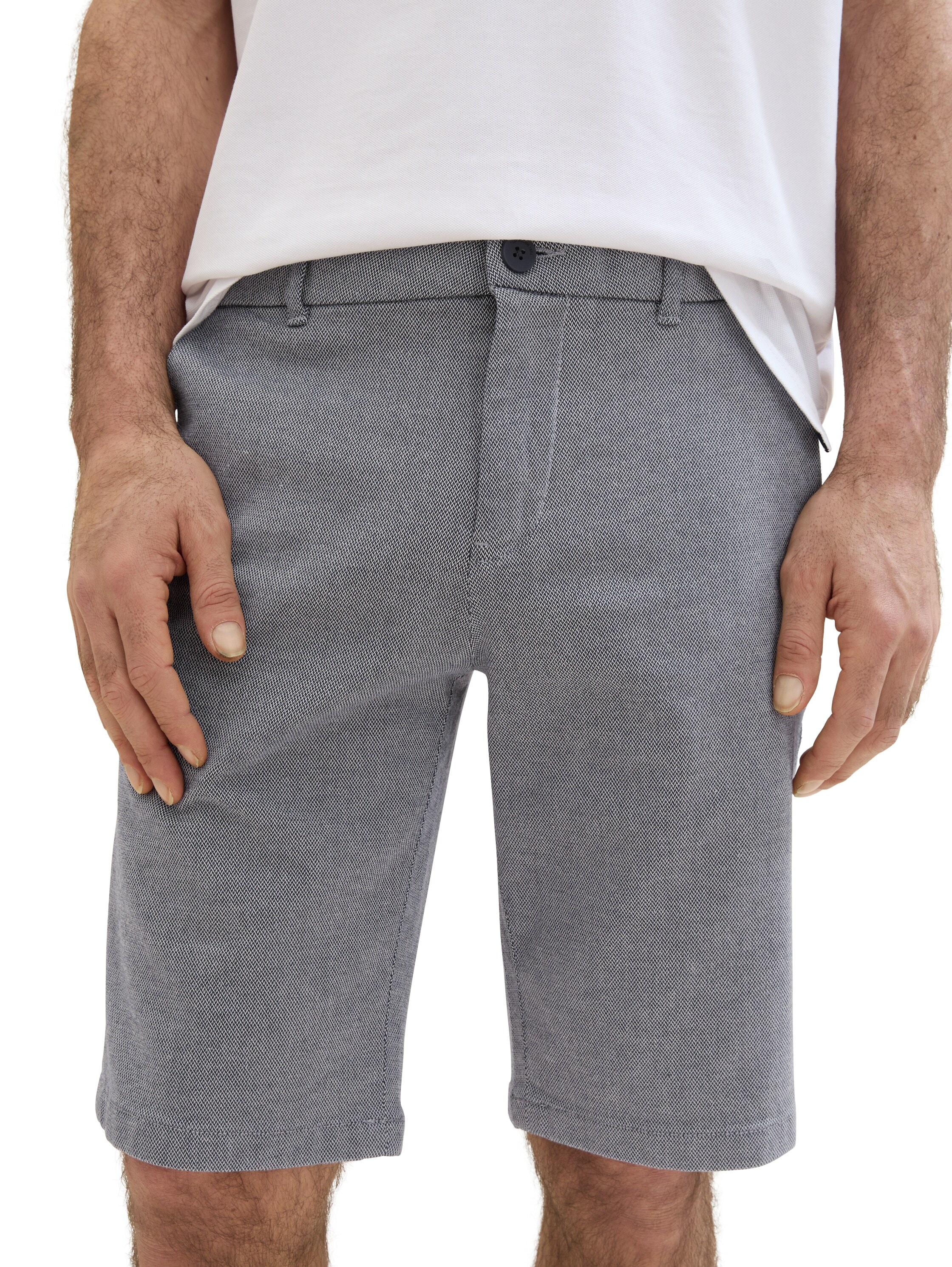 TOM TAILOR Chinoshorts »TRAVIS«, mit Zig Zag - Struktur