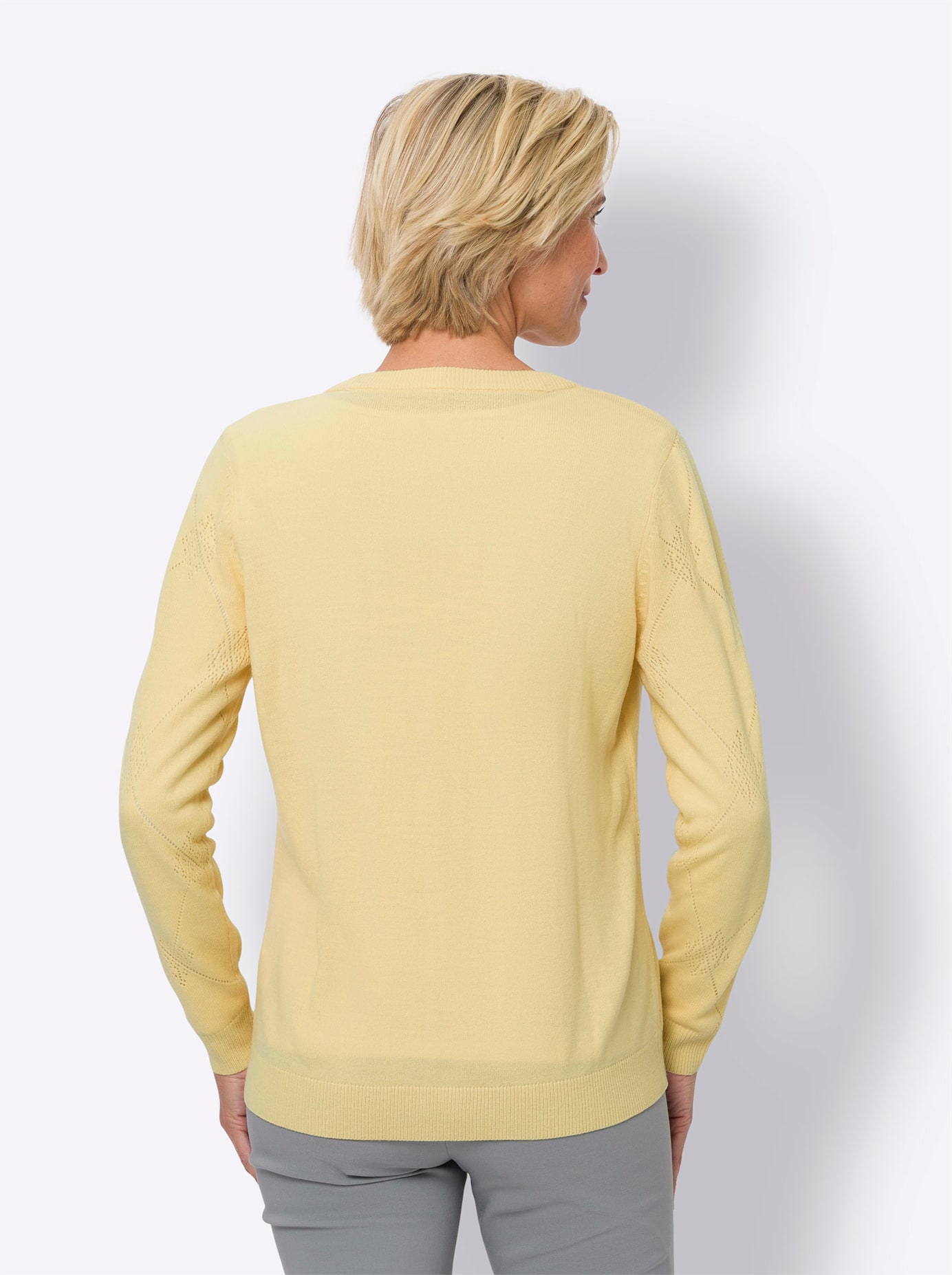 Thumbnail - Classic Basics Ajourstrickjacke