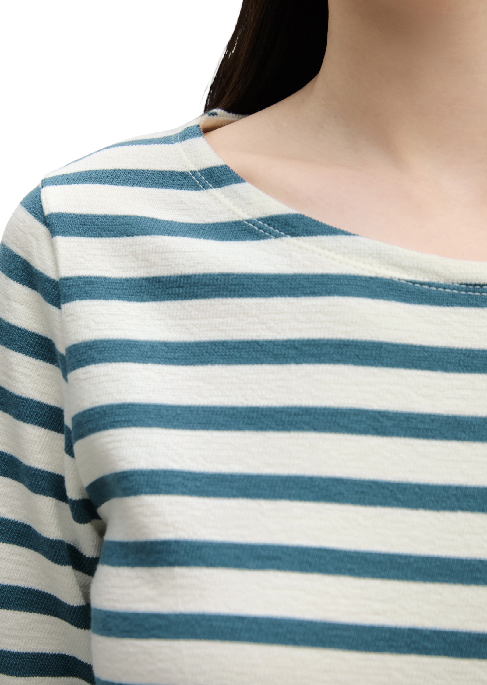 Marc O'Polo Jerseykleid Gestreift, loose fit aus weichem Jersey