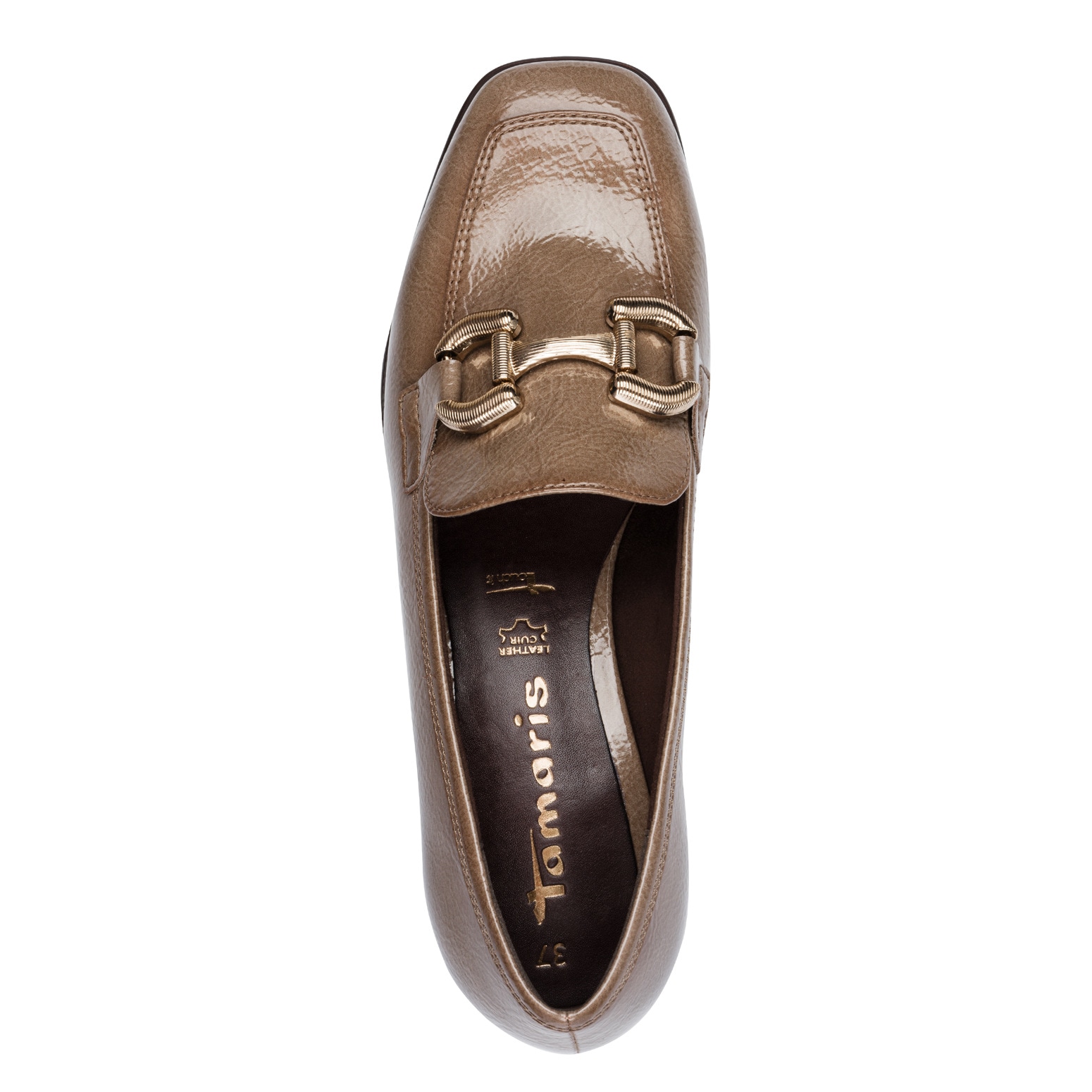 Tamaris Slipper, Blockabsatz, Pumps, Businessschuh mit modischer Zierspange