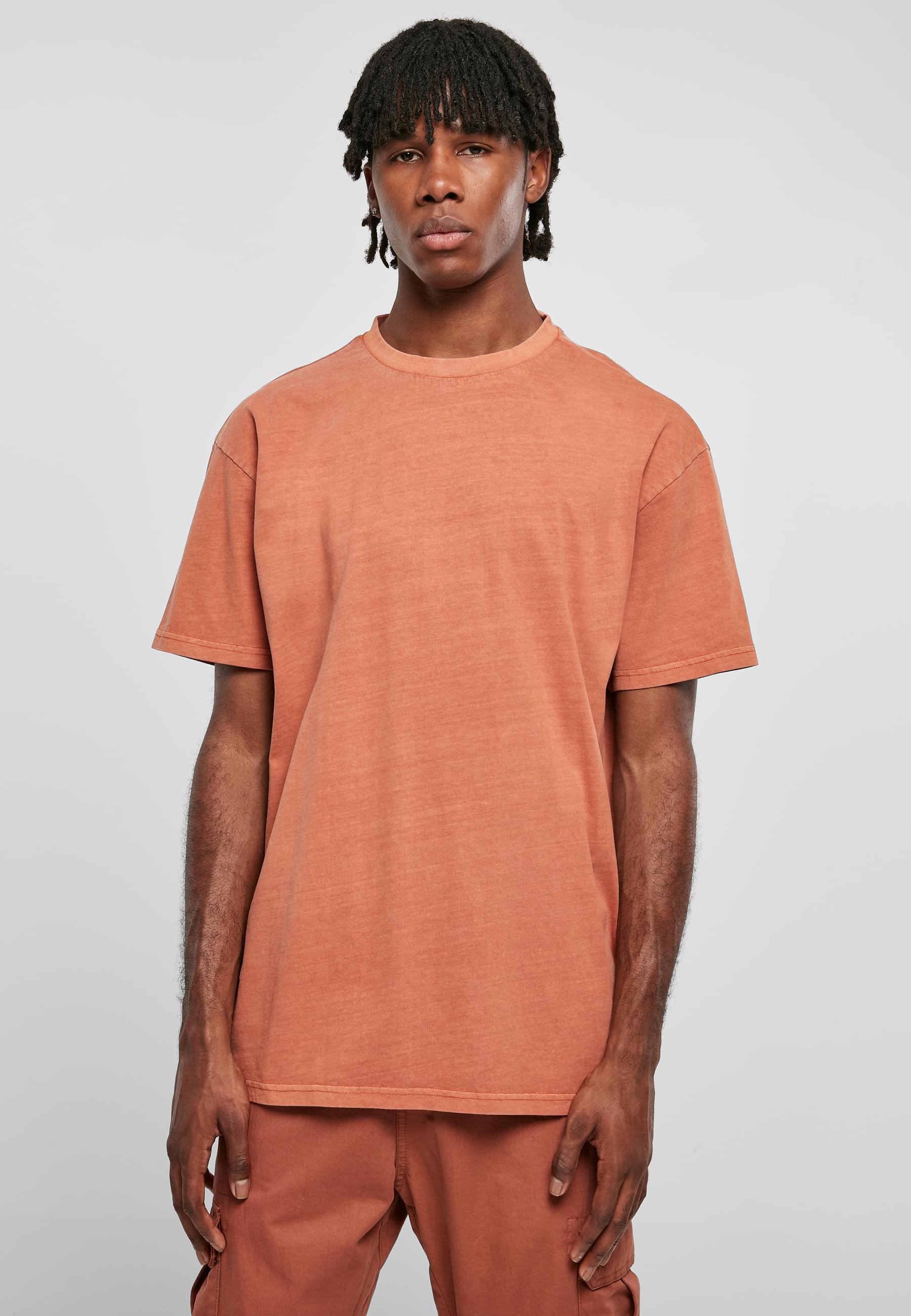 URBAN CLASSICS Kurzarmshirt »Urban Classics Herren Heavy Oversized Garment Dye Tee«, (1 tlg.)