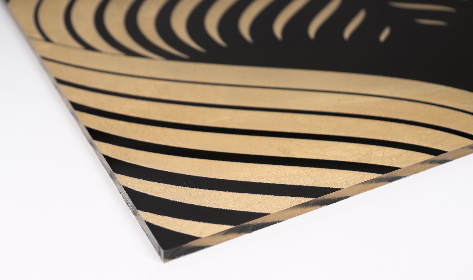 Leonique Acrylglasbild "Blätter - Acrylbilder mit Blattgold veredelt", Blät günstig online kaufen