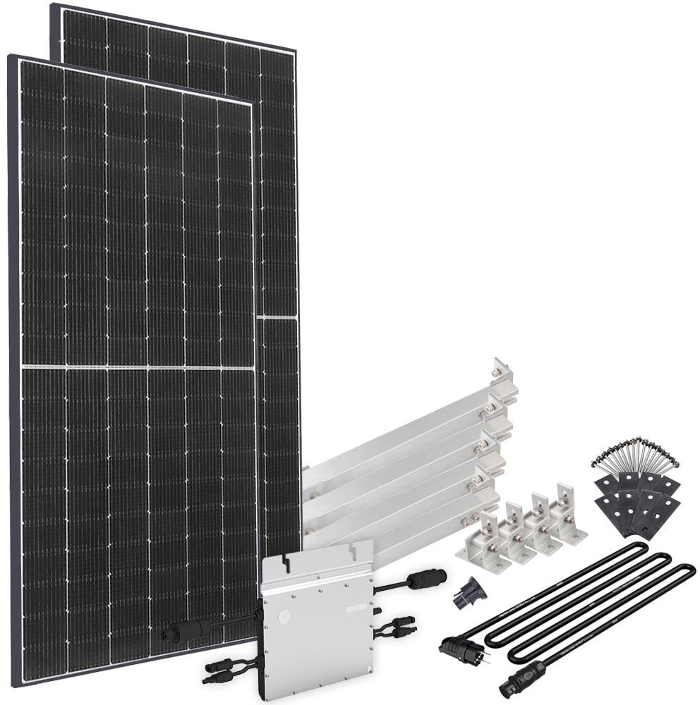 Solaranlage »Solar-Direct 830W HM-800«, Schukosteckdose, 5 m Anschlusskabel,...