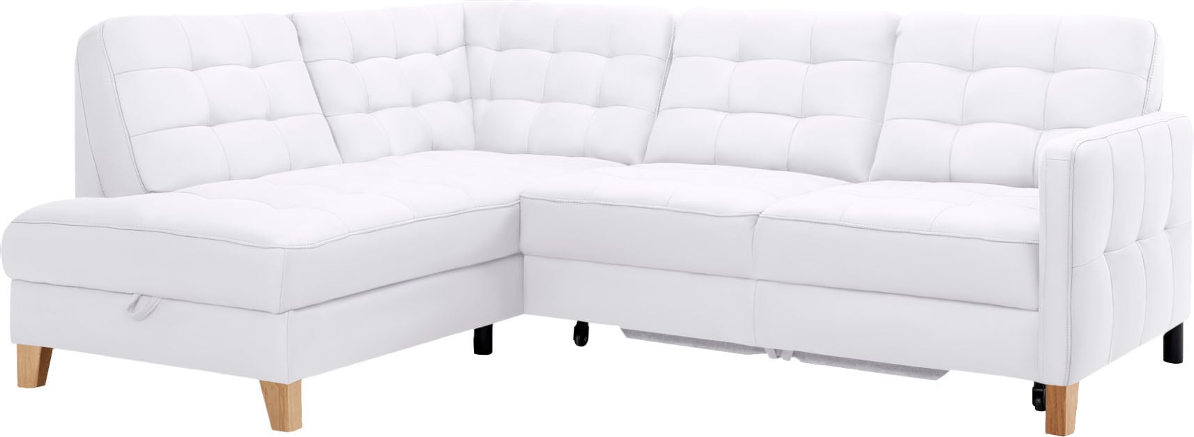 exxpo - sofa fashion Ecksofa »Elio, L-Form«, wahlweise mit Bettfunktion und Bettkasten