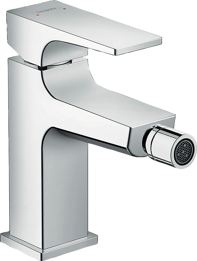 hansgrohe Bidetarmatur "Metropol", mit Hebelgriff und Push-Open Ablaufgarnitur